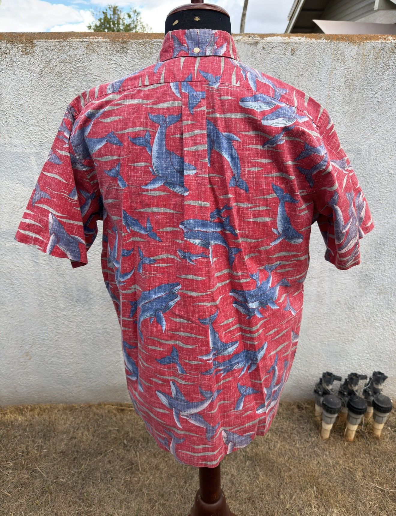 Reyn Spooner PreOwned Reyn Spooner Dietrich Varez Red/Blue Hawaii Men's L Size US L / EU 52-54 / 3 - 2 Thumbnail