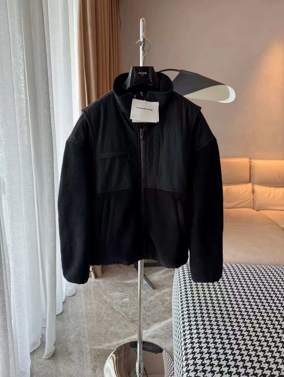 Alexander Wang Alexander Wang Cotton Jacket in Black Size US M / EU 48-50 / 2 - 1 Thumbnail