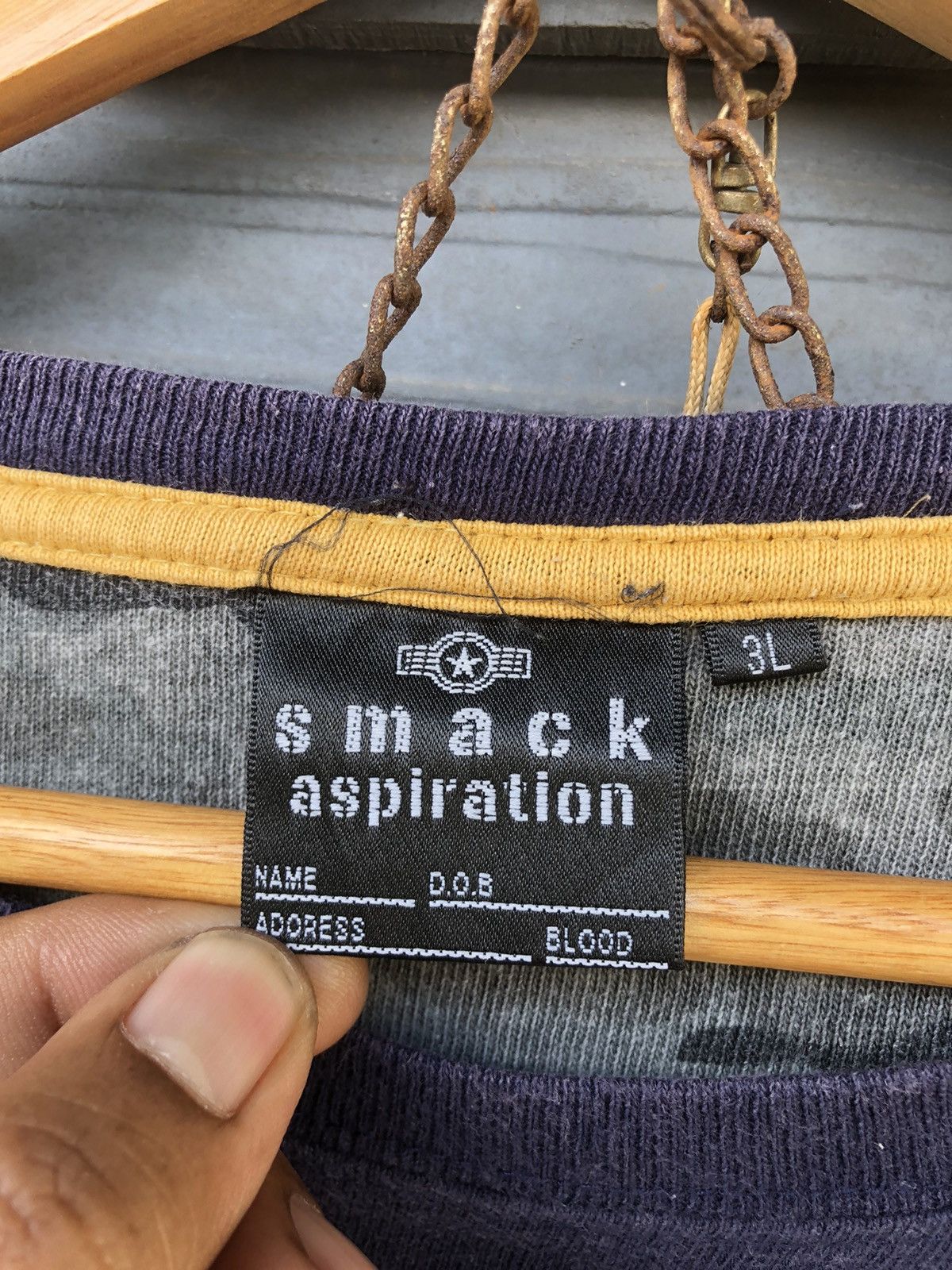 Alpha Industries × Vintage Vintage Y2K Smack Aspiration USAF Backhit Baggy Tshirt Size US XXL / EU 58 / 5 - 14 Thumbnail