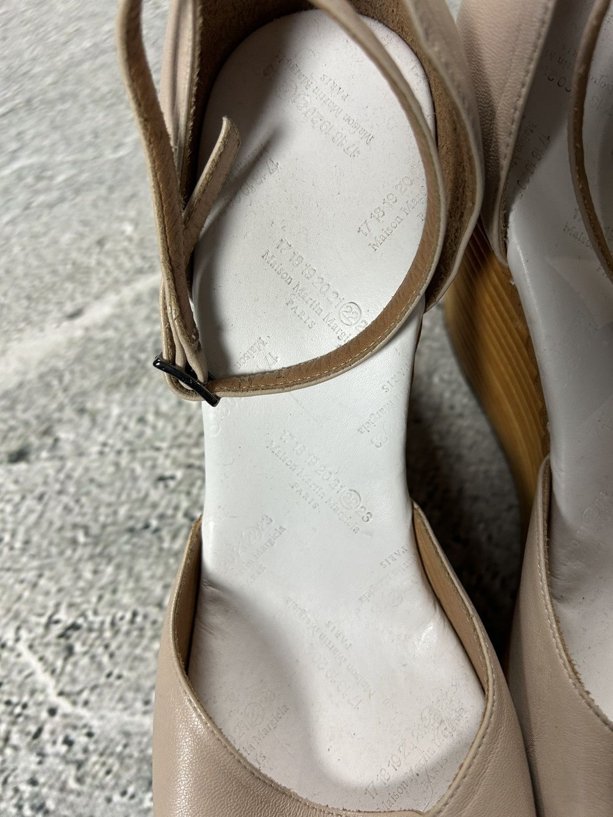 Maison Margiela Maison Martin Margiela High Heels Leather Sandals Size US 9 / IT 39 - 3 Thumbnail