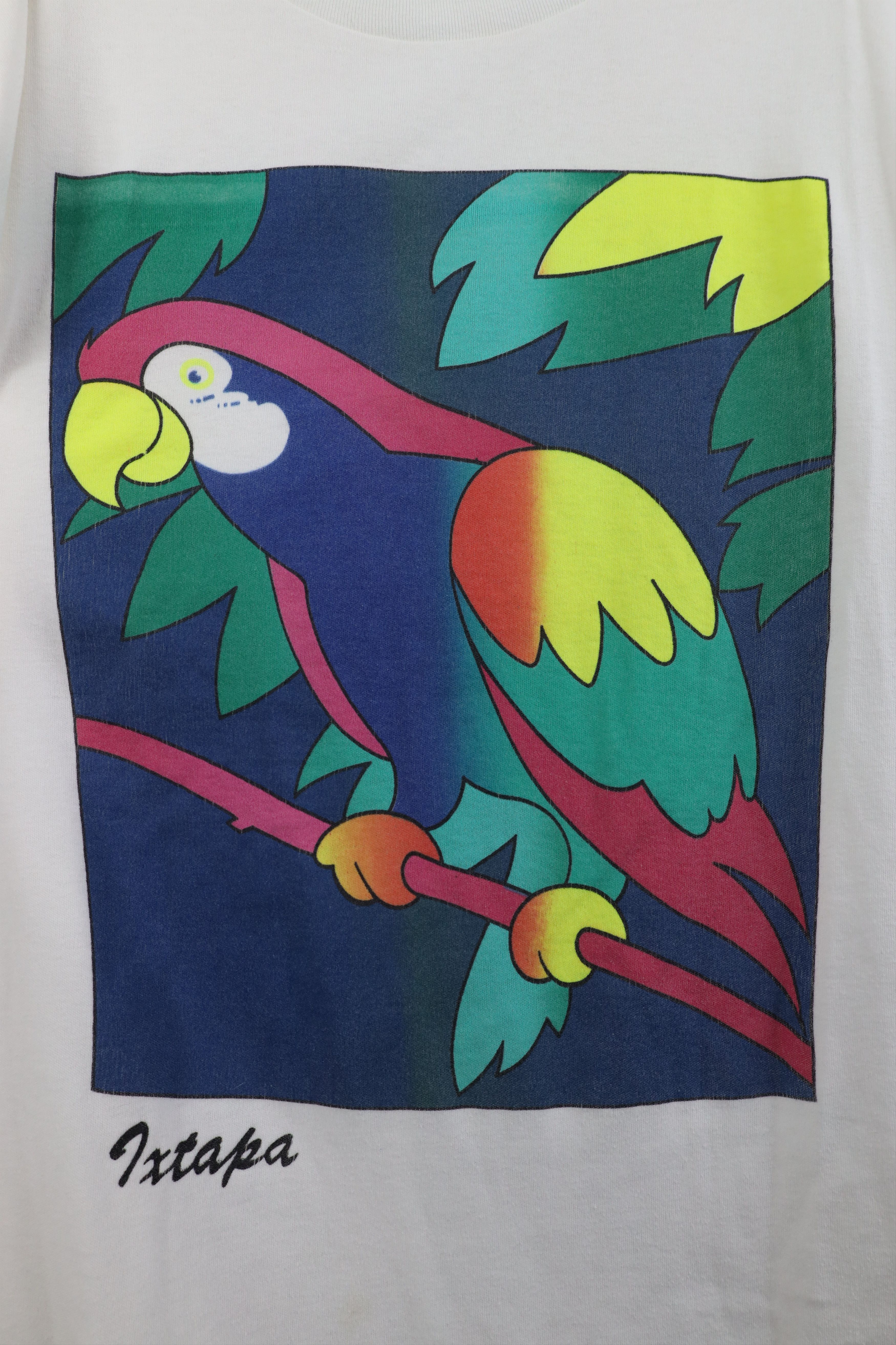 Vintage Vintage 80s 90s Dolman Sleeve Ixtapa Parrot Beach T-Shirt Size M / US 6-8 / IT 42-44 - 4 Thumbnail