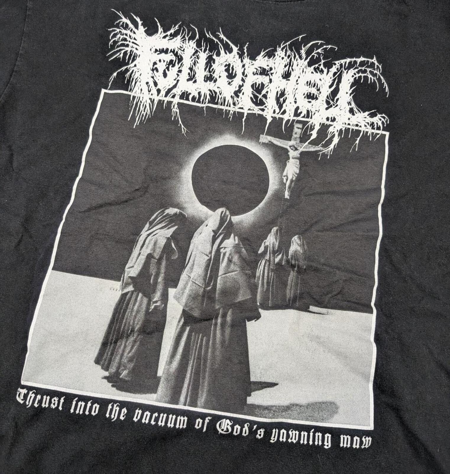 Vintage Full of Hell Garden of Burning Apparitions Grindcore T-shirt Size US XL / EU 56 / 4 - 2 Thumbnail