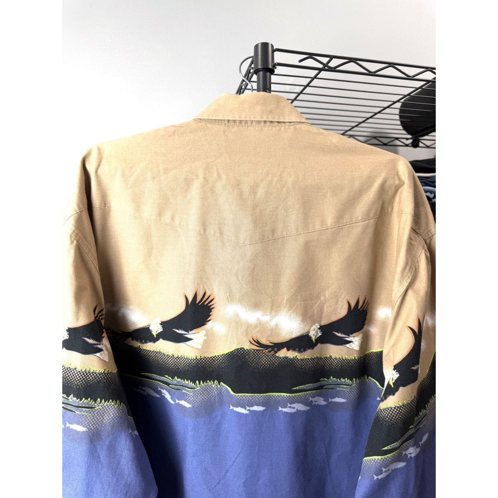 Cowboy Equipment Vintage Western Cowboy Rodeo Shirt Eagle American Style Size US XL / EU 56 / 4 - 10 Thumbnail