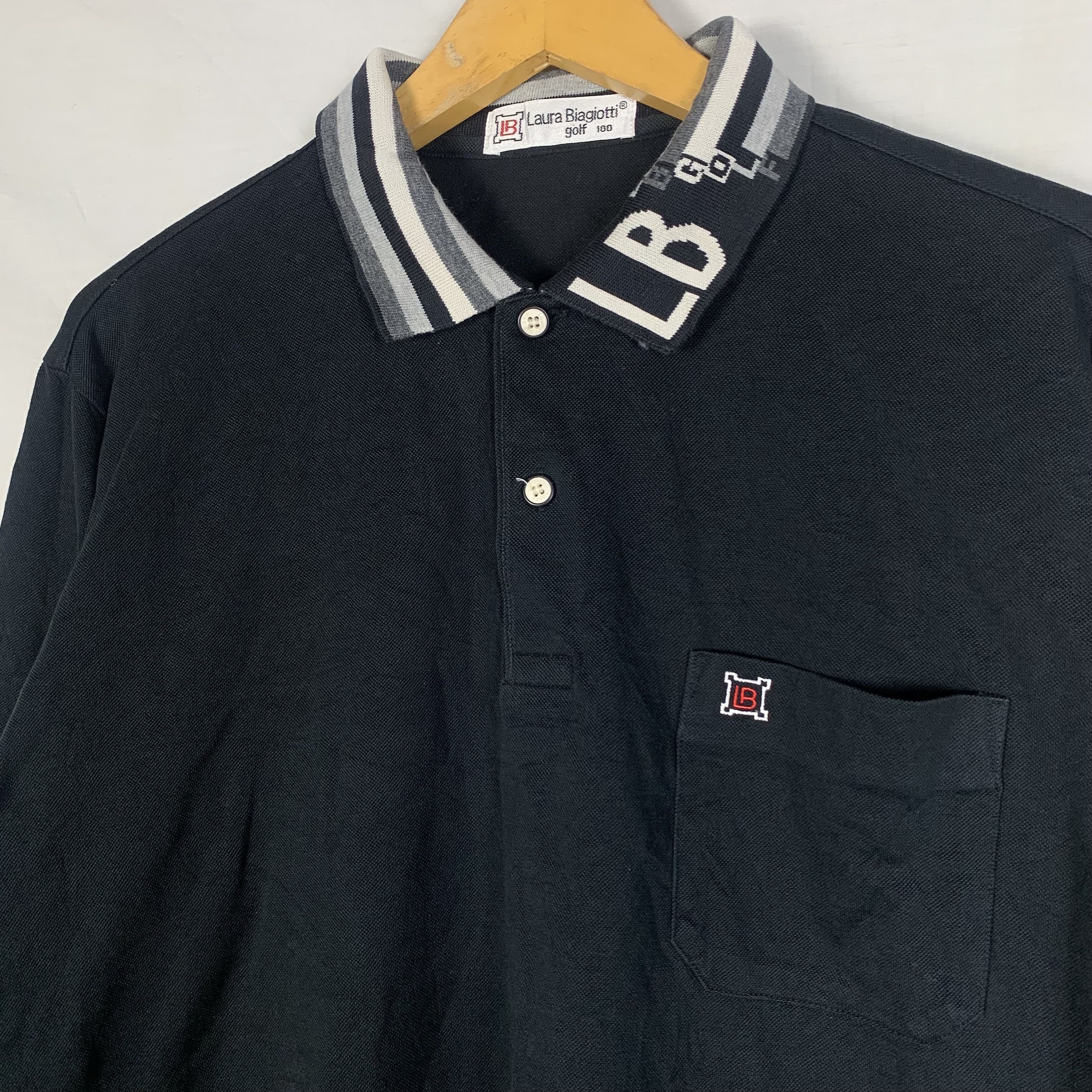 Laura Biagiotti Vintage Laura Biagiotti Longsleeve Polo Shirt Size US S / EU 44-46 / 1 - 2 Thumbnail
