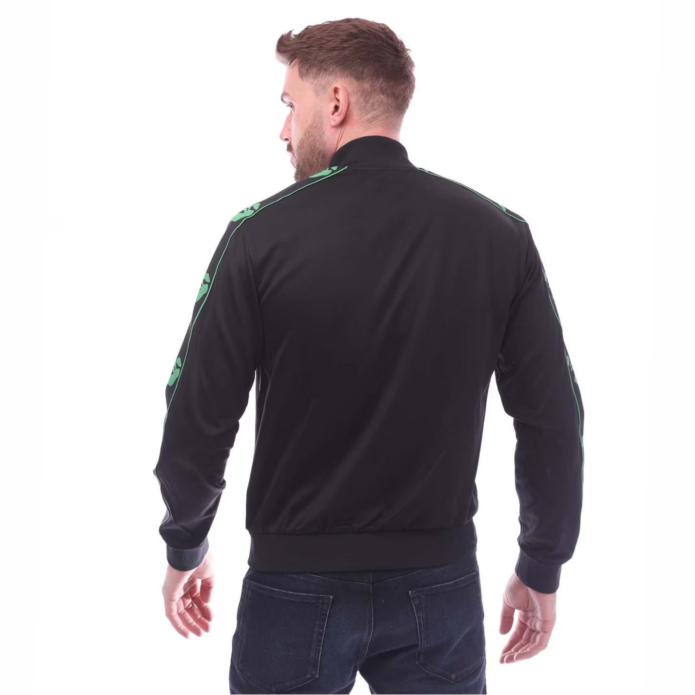 Off-White o1g2r1mq0226 Slim Track Full Zip Jacket In Black Size US S / EU 44-46 / 1 - 2 Thumbnail