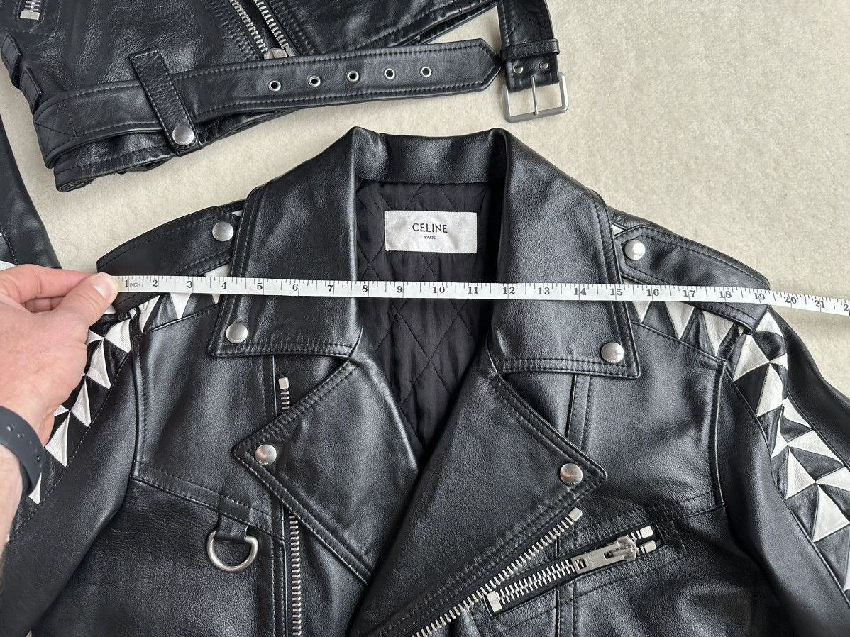 Celine SS22 $6500🤑 Celine biker D Ring leather jacket Hedi grail 48 Size US M / EU 48-50 / 2 - 7 Thumbnail