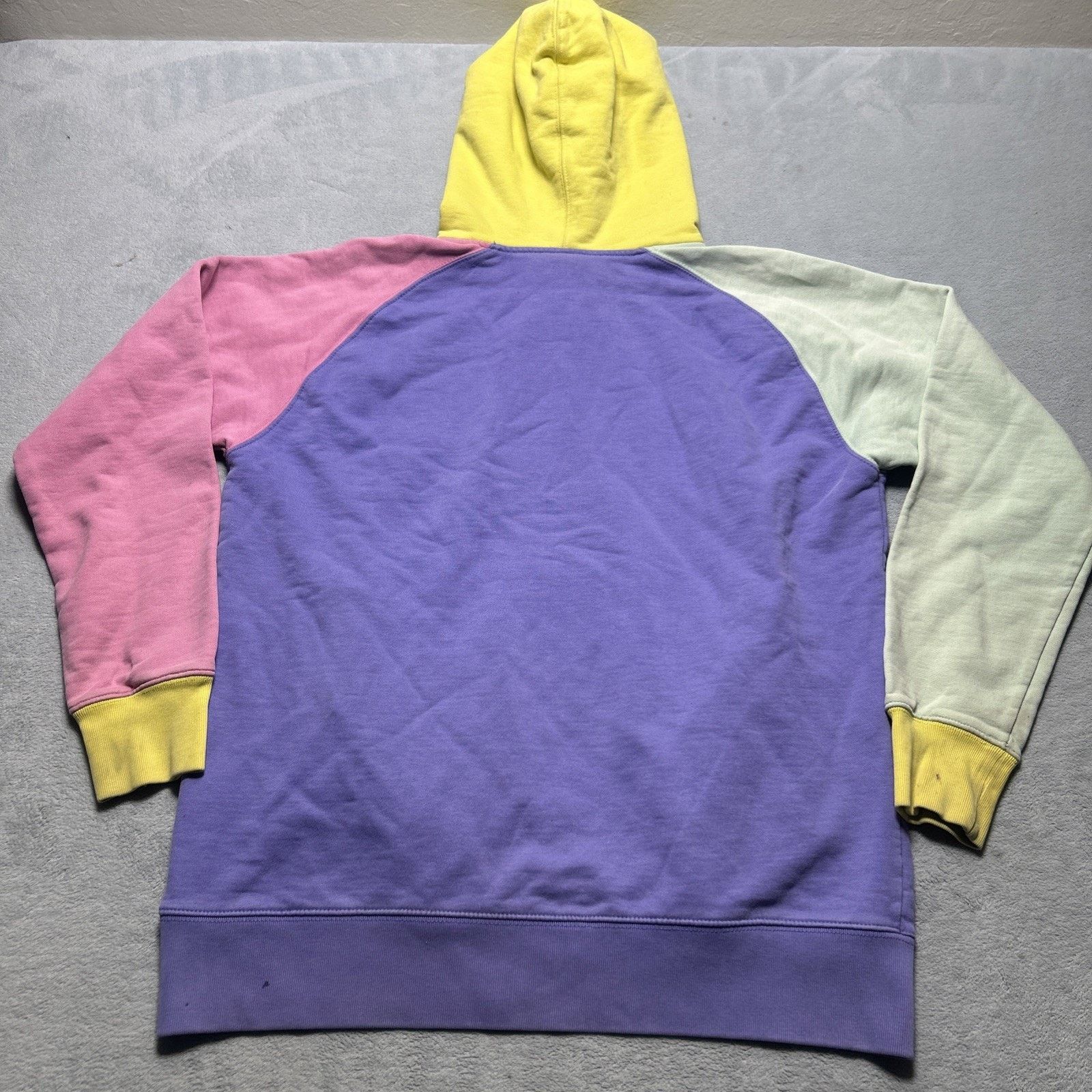 Teddy Fresh Teddy Fresh Color Block Pastel Hoodie Small Patchwork Stains Size US S / EU 44-46 / 1 - 21 Thumbnail