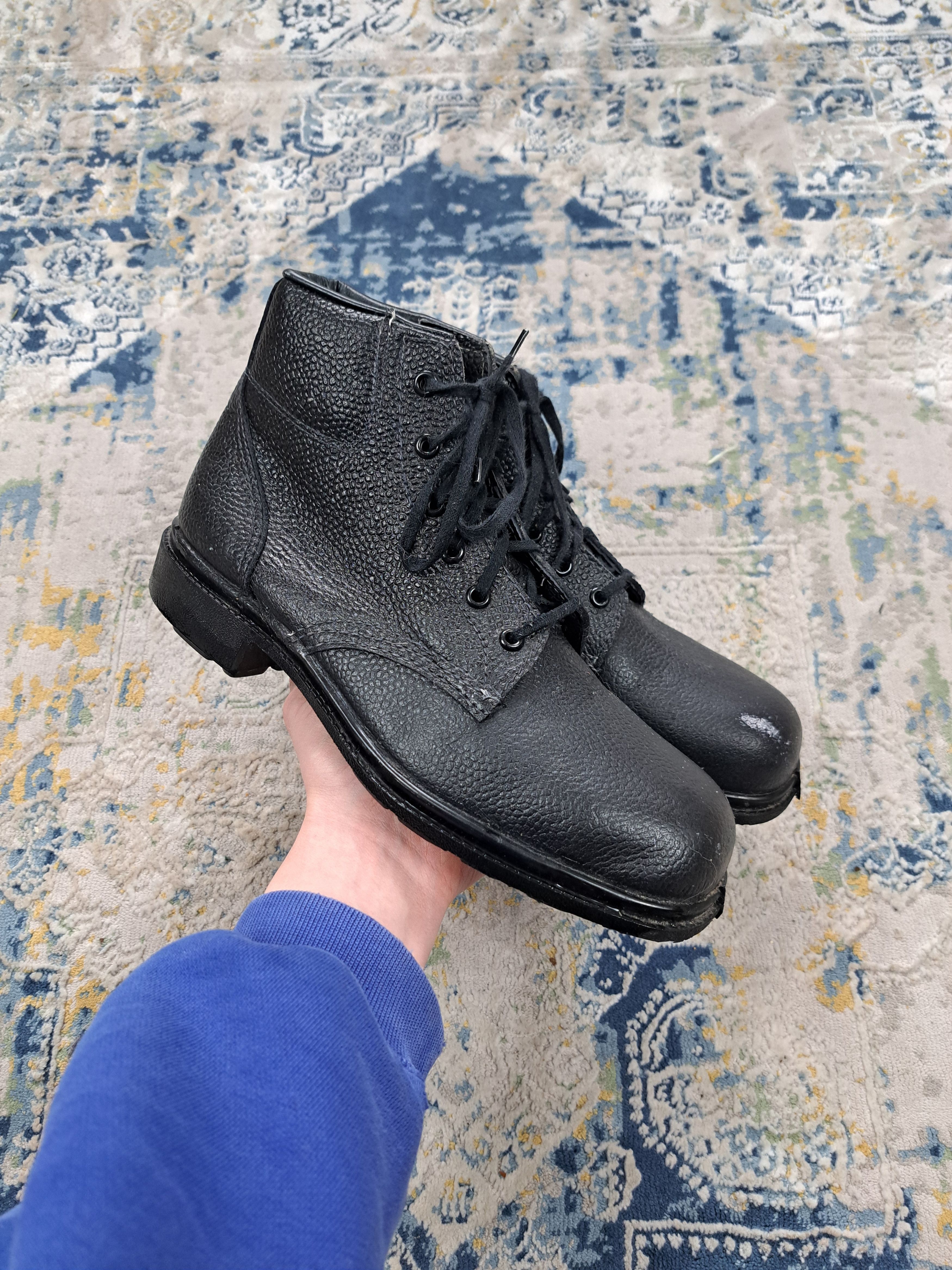 Bata Bata Industrials Leather Combat Boots Archive Military Size US 8 / EU 41 - 1 Thumbnail