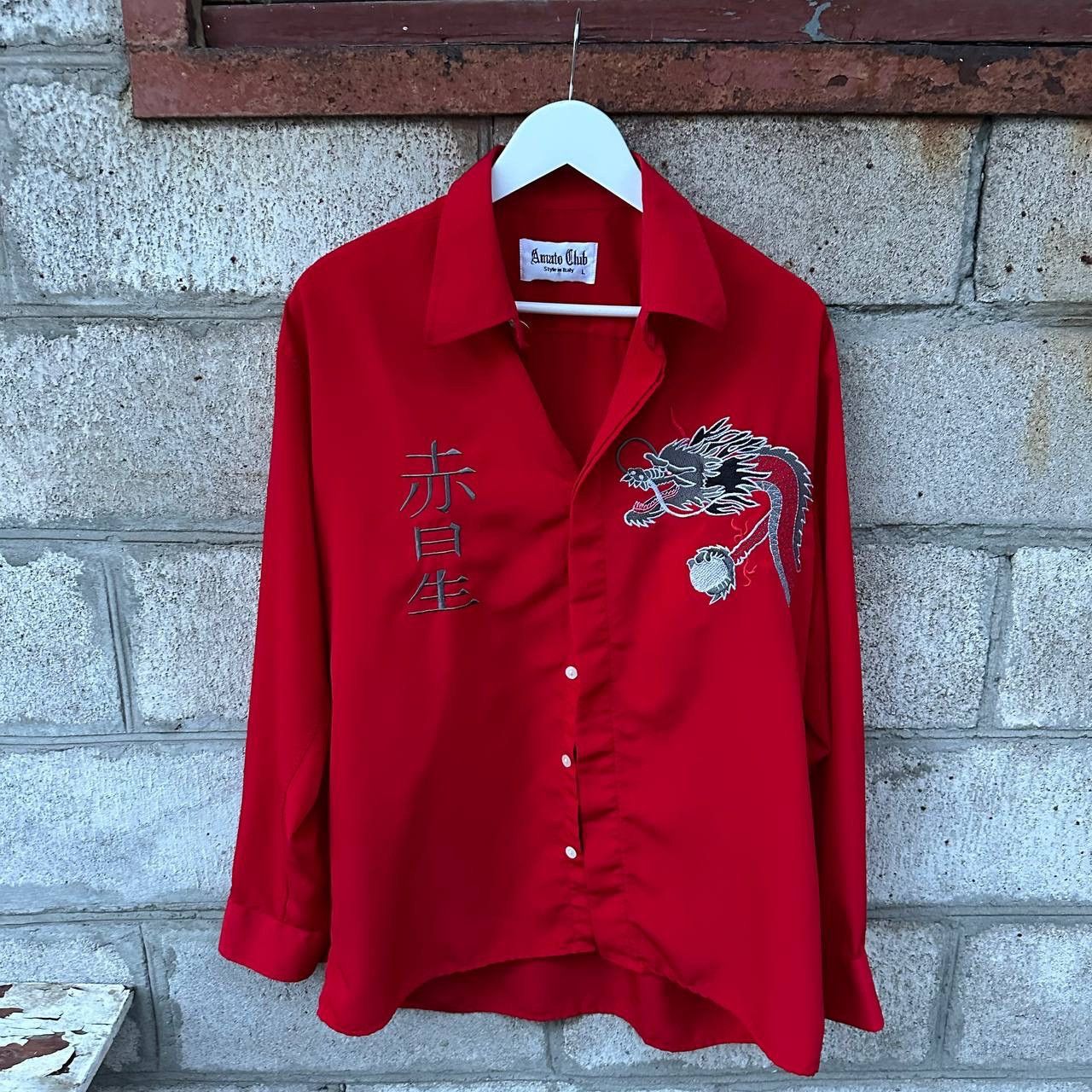 Japanese Brand VTG Japan Style Shirt Button Up Dragon Size L Y2K 00s USA Size US L / EU 52-54 / 3 - 1 Thumbnail
