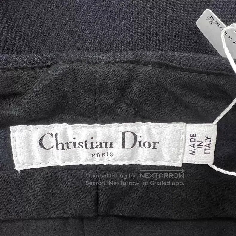 Dior Dior Black CD buckle design wool wrap skirt pants Size 24" / US 00 / IT 34 - 5 Thumbnail