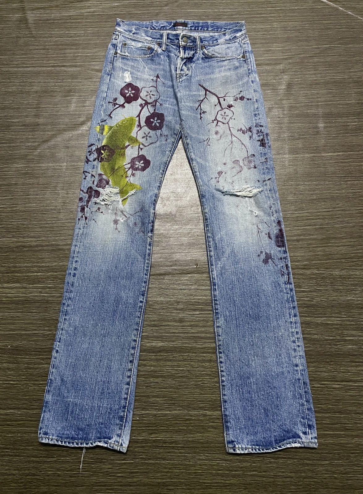 Rare Vintage Japanese Brand Kyo Factory Jeans 1990s
