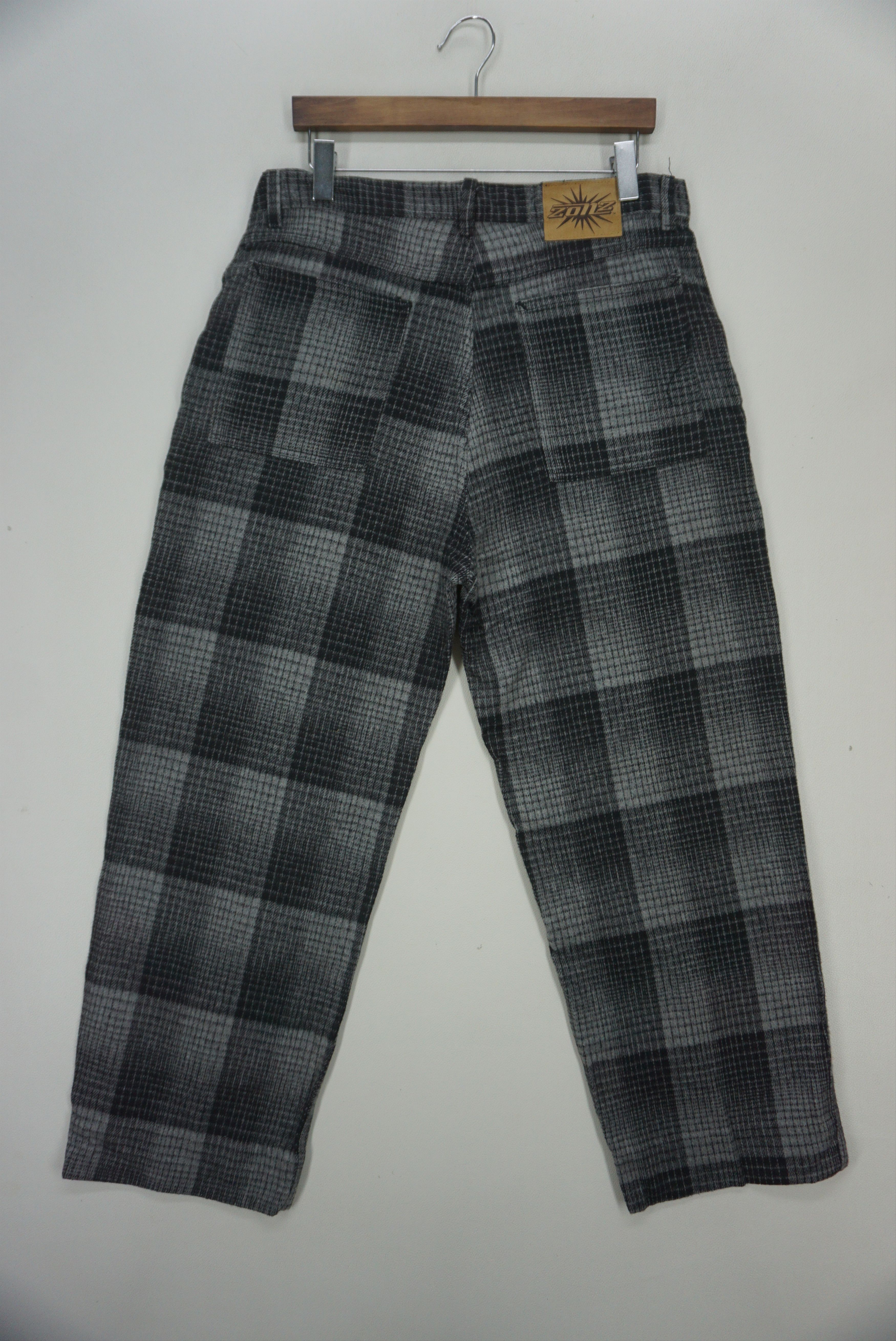 Japanese Brand Zonz Pants Size W35xL28 Y2K Baggy Hip Hop Skates Ankle Pants Size US 35 - 2 Thumbnail