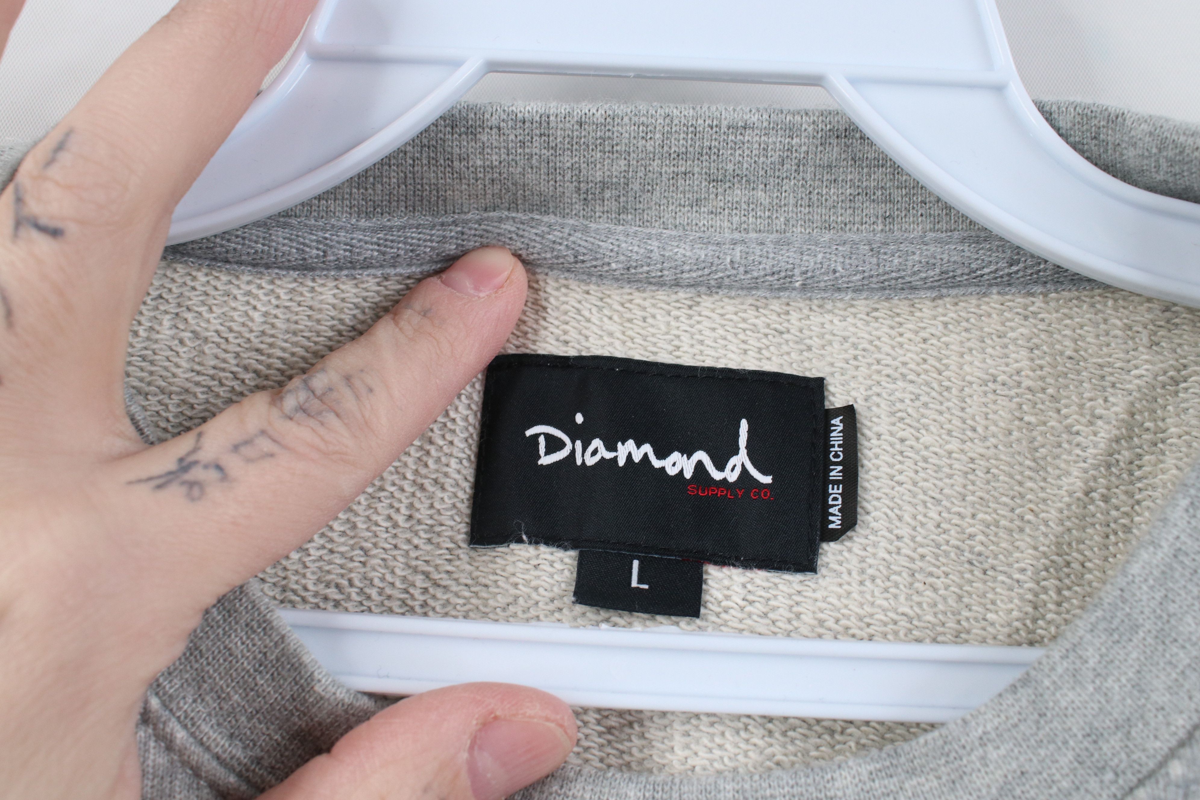 Diamond Supply Co. Vintage Diamond Supply Co Skateboarding Sweatshirt Size US L / EU 52-54 / 3 - 6 Thumbnail