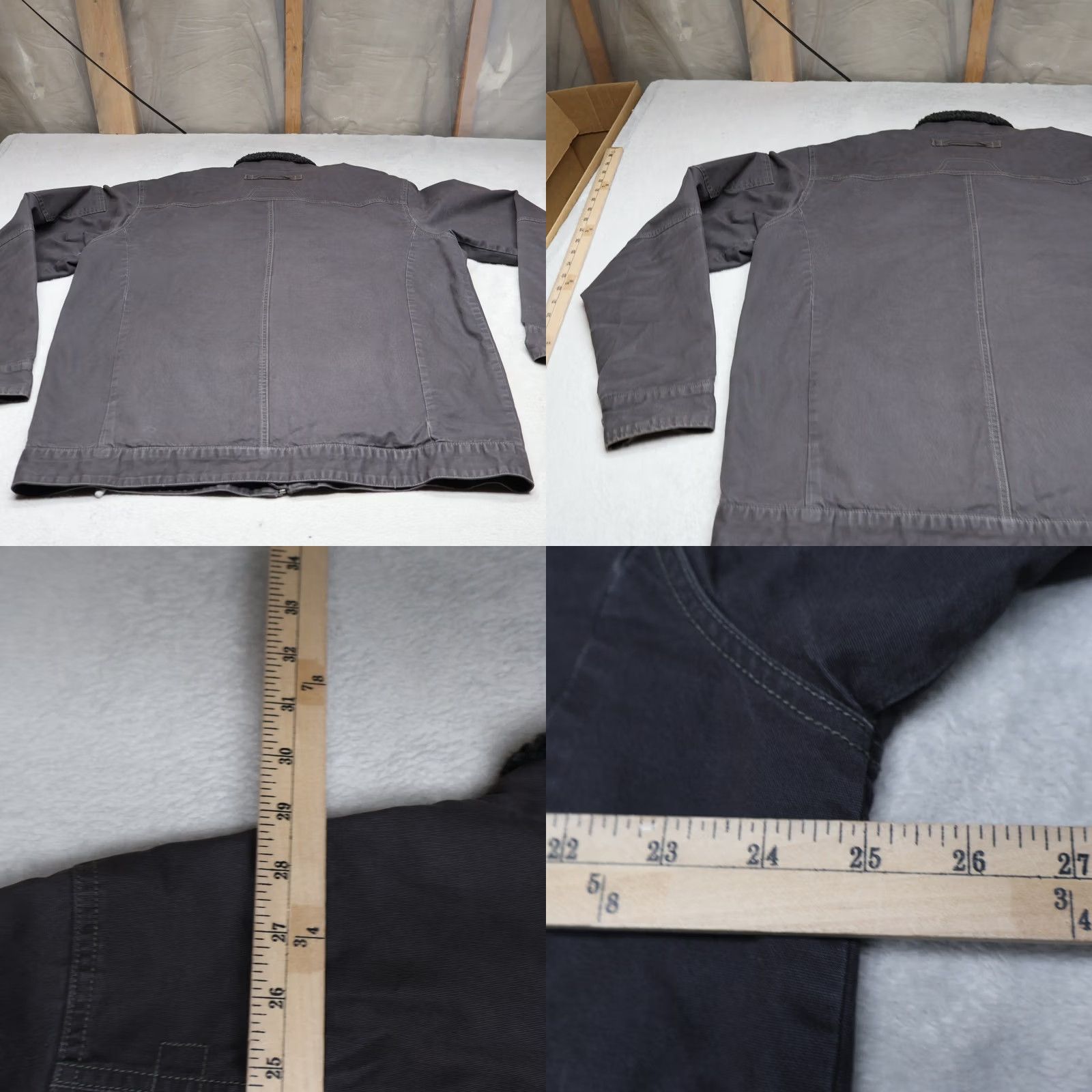 Prana Prana Jacket Mens XL Grey Canvas Full Zip Utility Field Outdoor Size US XL / EU 56 / 4 - 9 Thumbnail