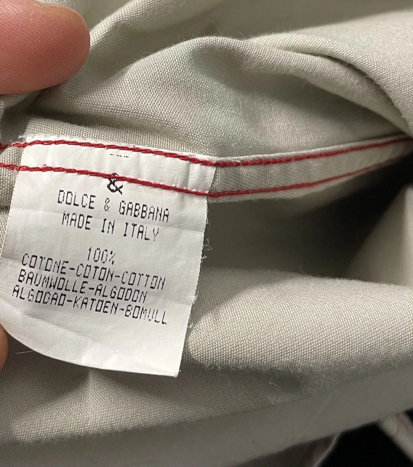 Dolce & Gabbana Dolce & Gabbana D&G Vintage 2000s Y2K Men’s Rare Shirt Size US L / EU 52-54 / 3 - 11 Thumbnail