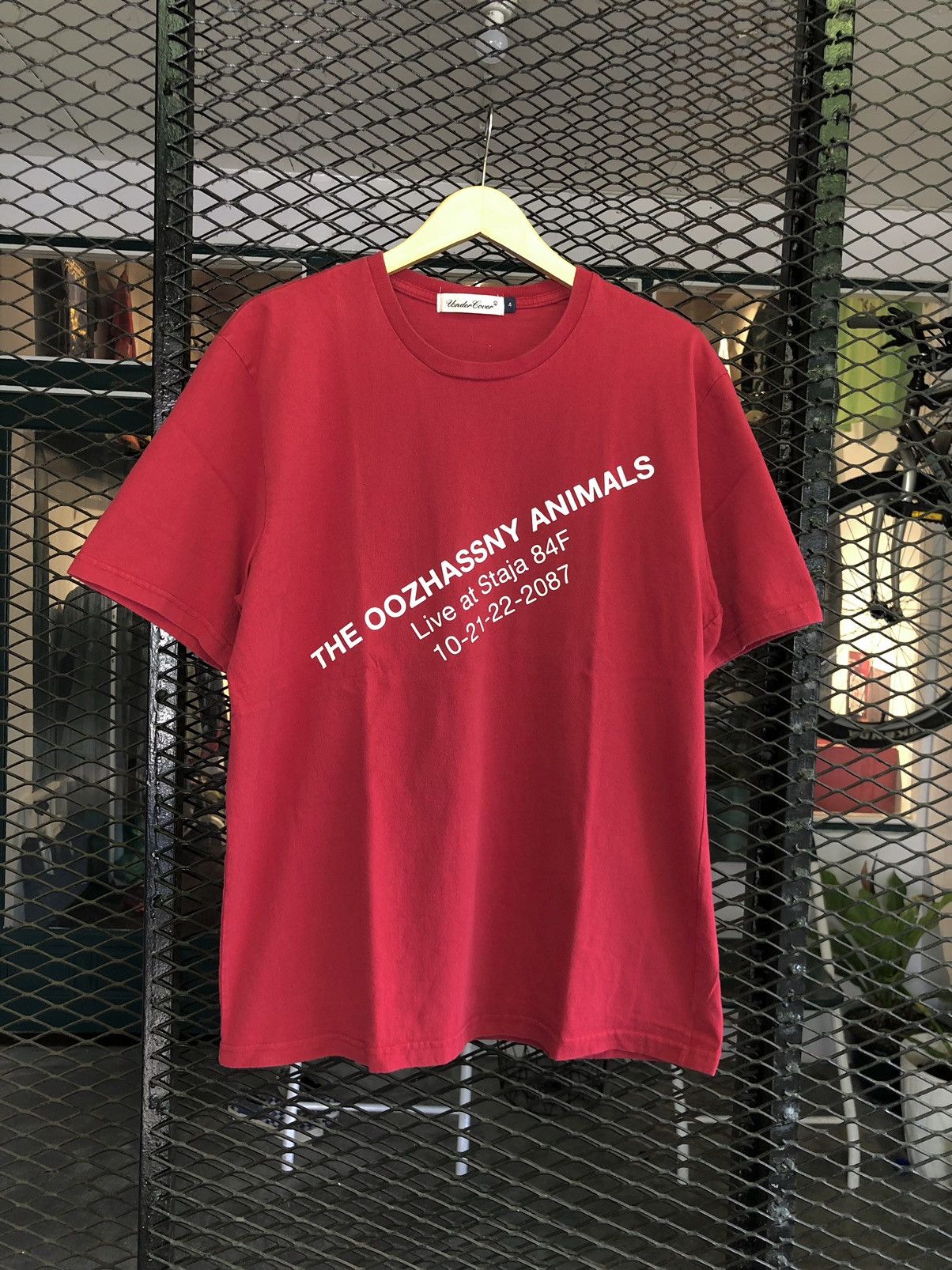 UNDERCOVER RECORDS THE OOZHASSNY ANIMALS SHIRT
