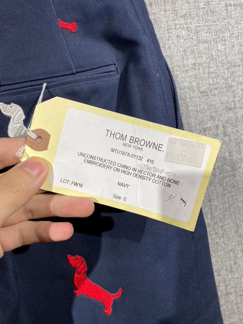 Thom Browne Thom Browne Embroidered trousers Size US 38 / EU 54 - 6 Thumbnail