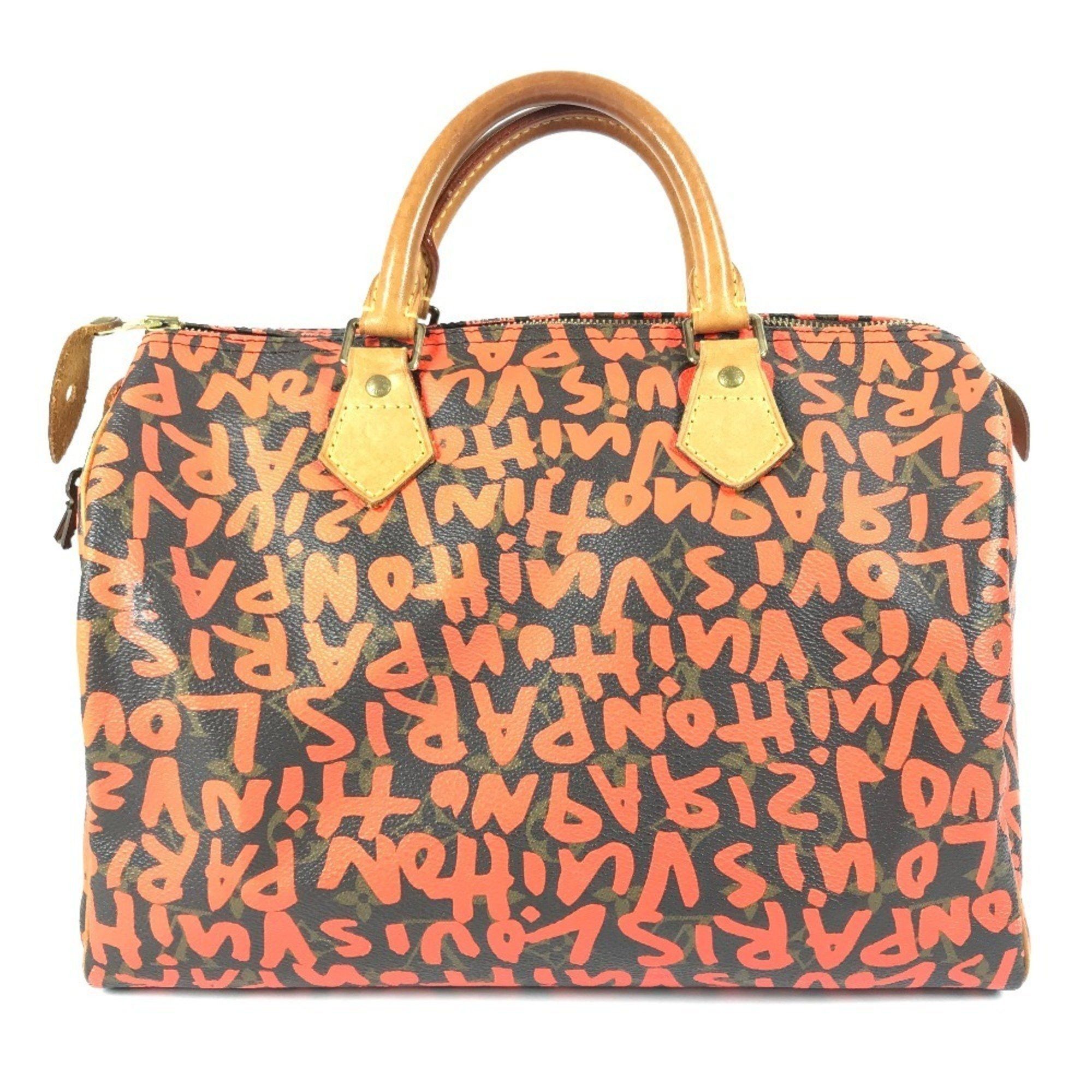 LOUIS VUITTON M93705 Monogram Graffiti Speedy 30 Bag Handbag Mini