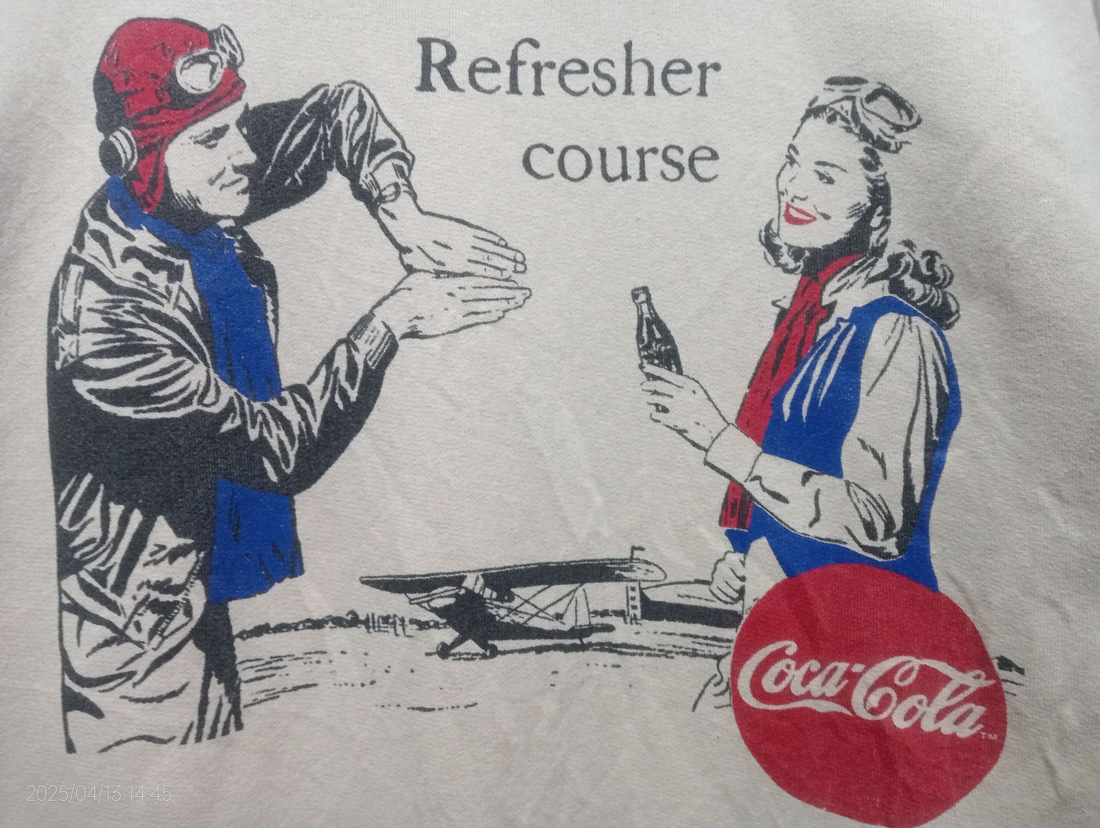 Coca Cola Vintage '90s Coca-Cola Sweatshirt Very Rare Size US L / EU 52-54 / 3 - 3 Thumbnail
