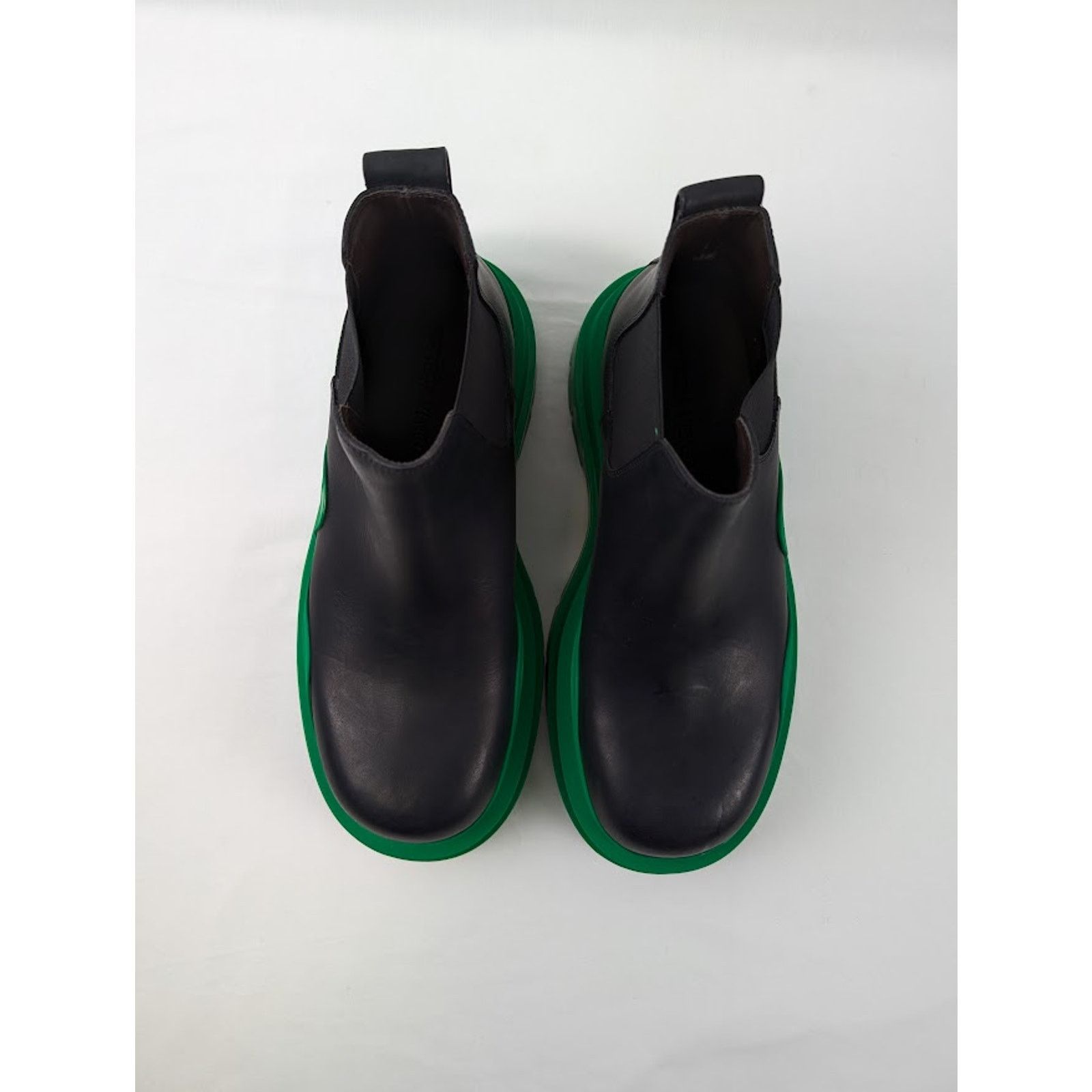 Bottega Veneta o1rshd1 Military Calf Tire Boot in Black/Green Size US 11 / EU 44 - 6 Thumbnail