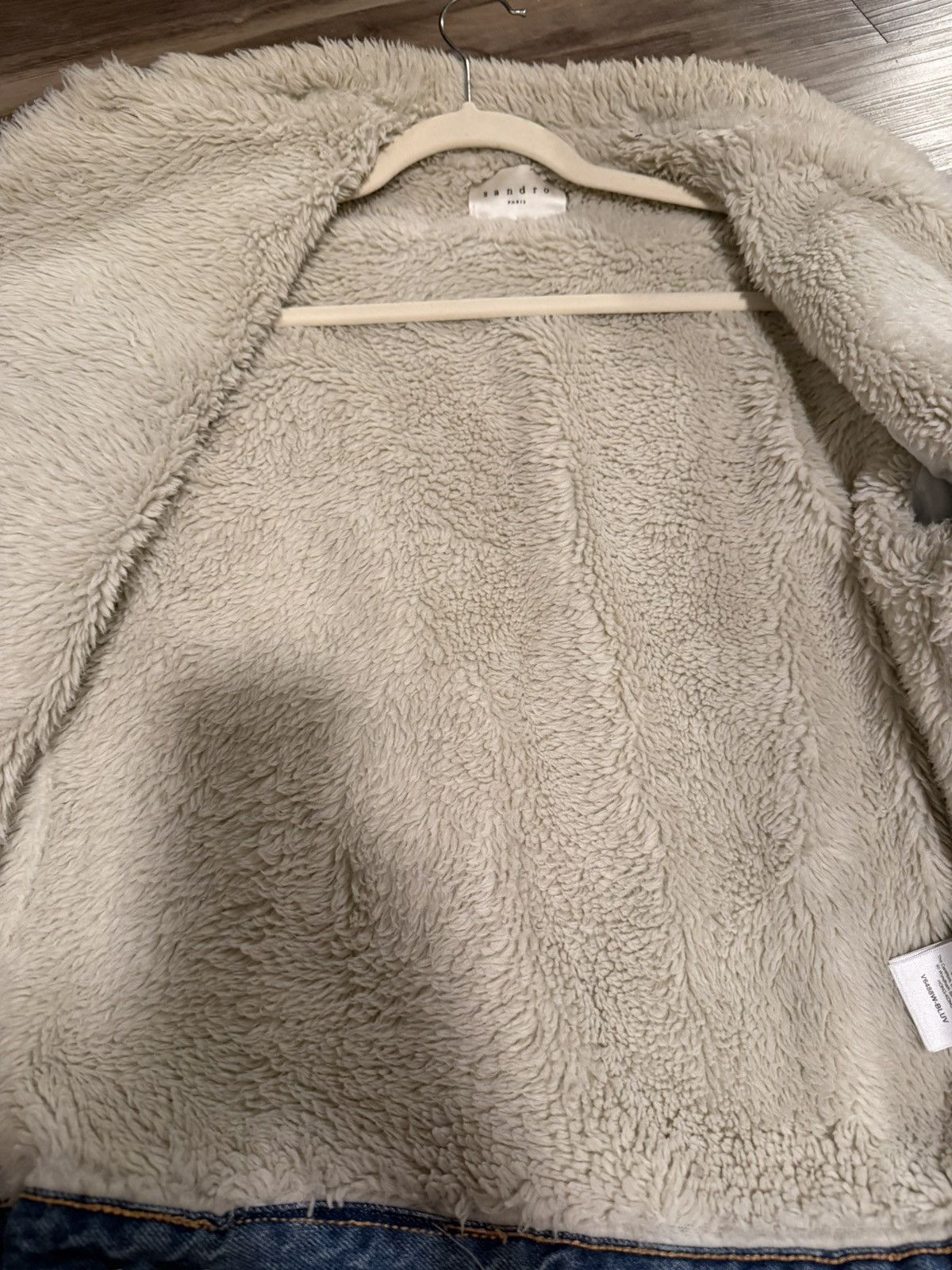 Sandro Sandro trucker faux shearling Size US S / EU 44-46 / 1 - 6 Thumbnail