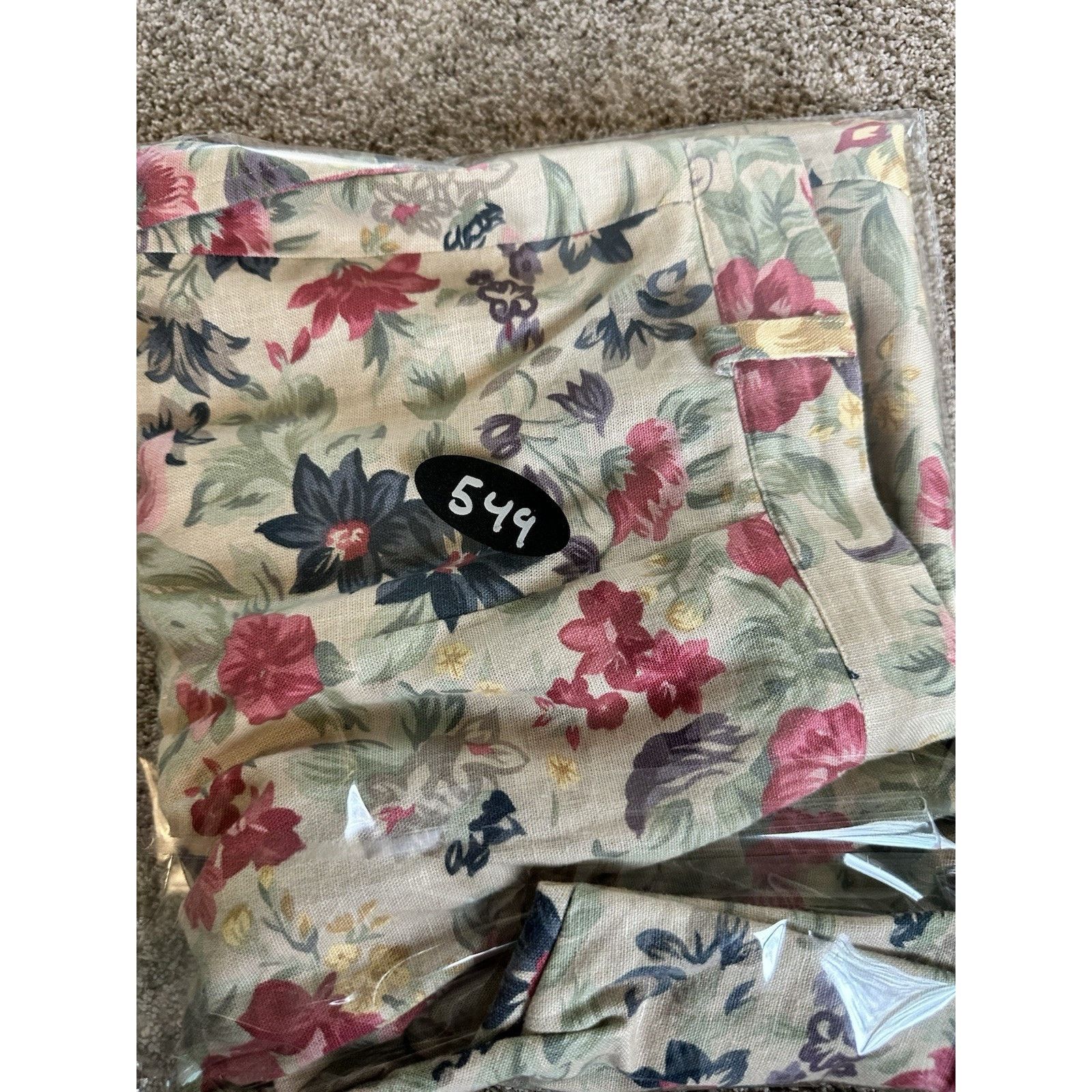 Talbots Talbots Vtg Women's 16 Pleated Pants LINEN Cottagecore Size 38" / US 16 / IT 52 - 9 Thumbnail