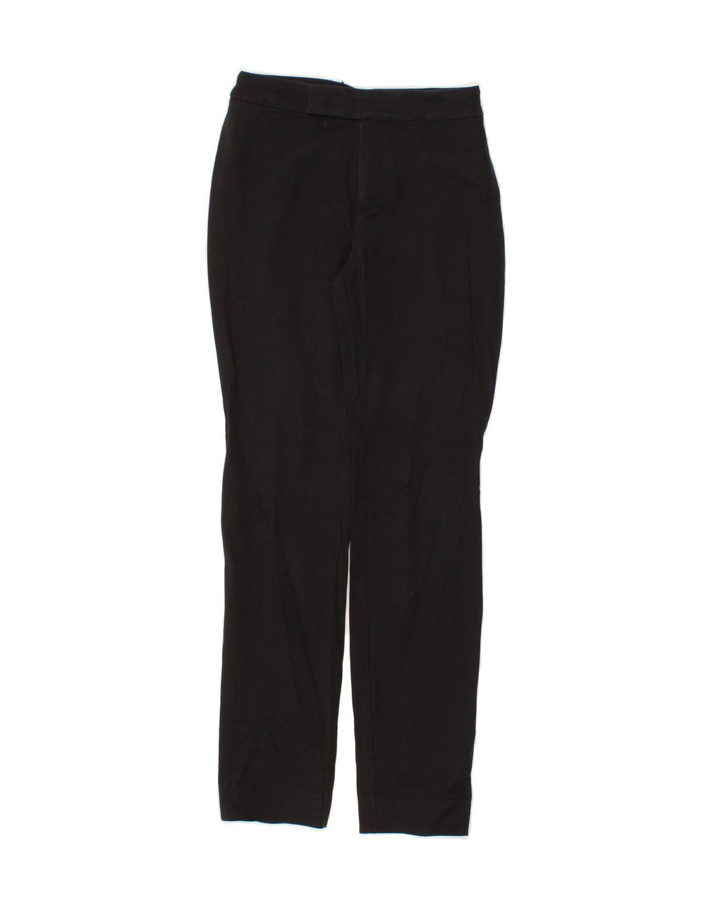 Ralph Lauren Womens Slim Chino Trousers US 0 XS W24 L27 Black Cotton Size 25" / US 0 / IT 36 - 1 Thumbnail