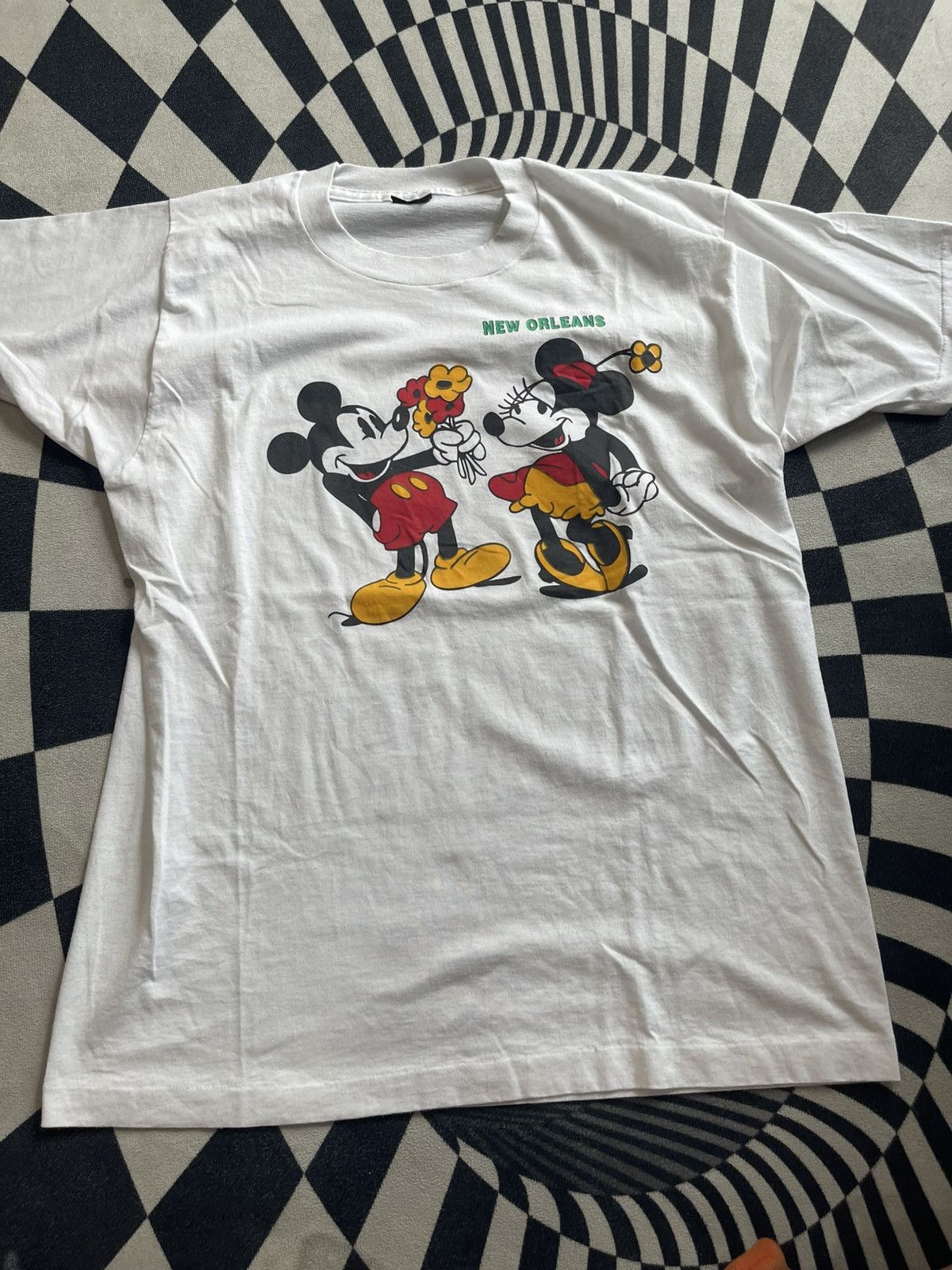 Disney Vintage Disney Mickey & Minnie Mouse "New Orleans" T-Shirt Size US XL / EU 56 / 4 - 2 Thumbnail