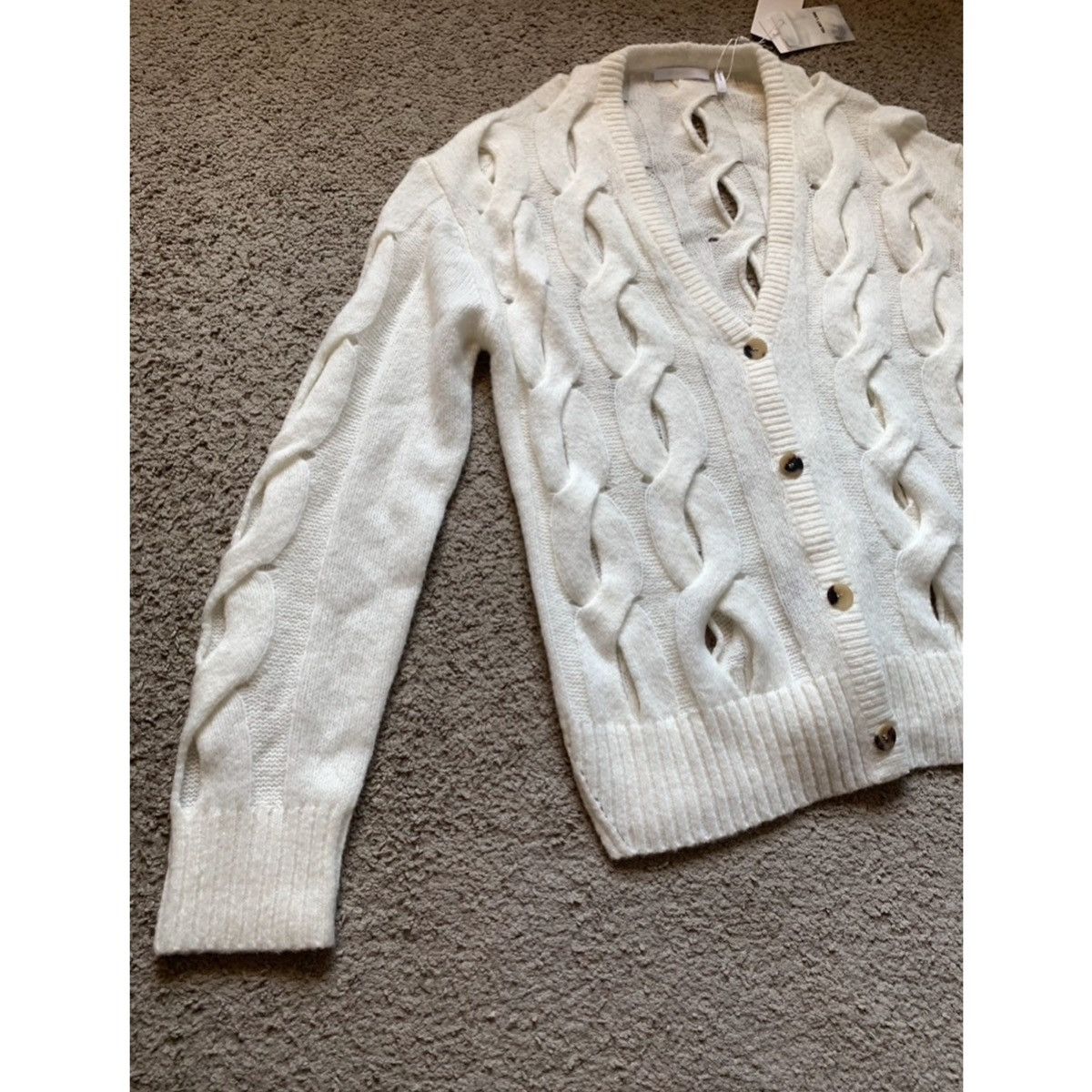Helmut Lang HELMUT LANG CUT OUT CARDIGAN Size US M / EU 48-50 / 2 - 13 Thumbnail