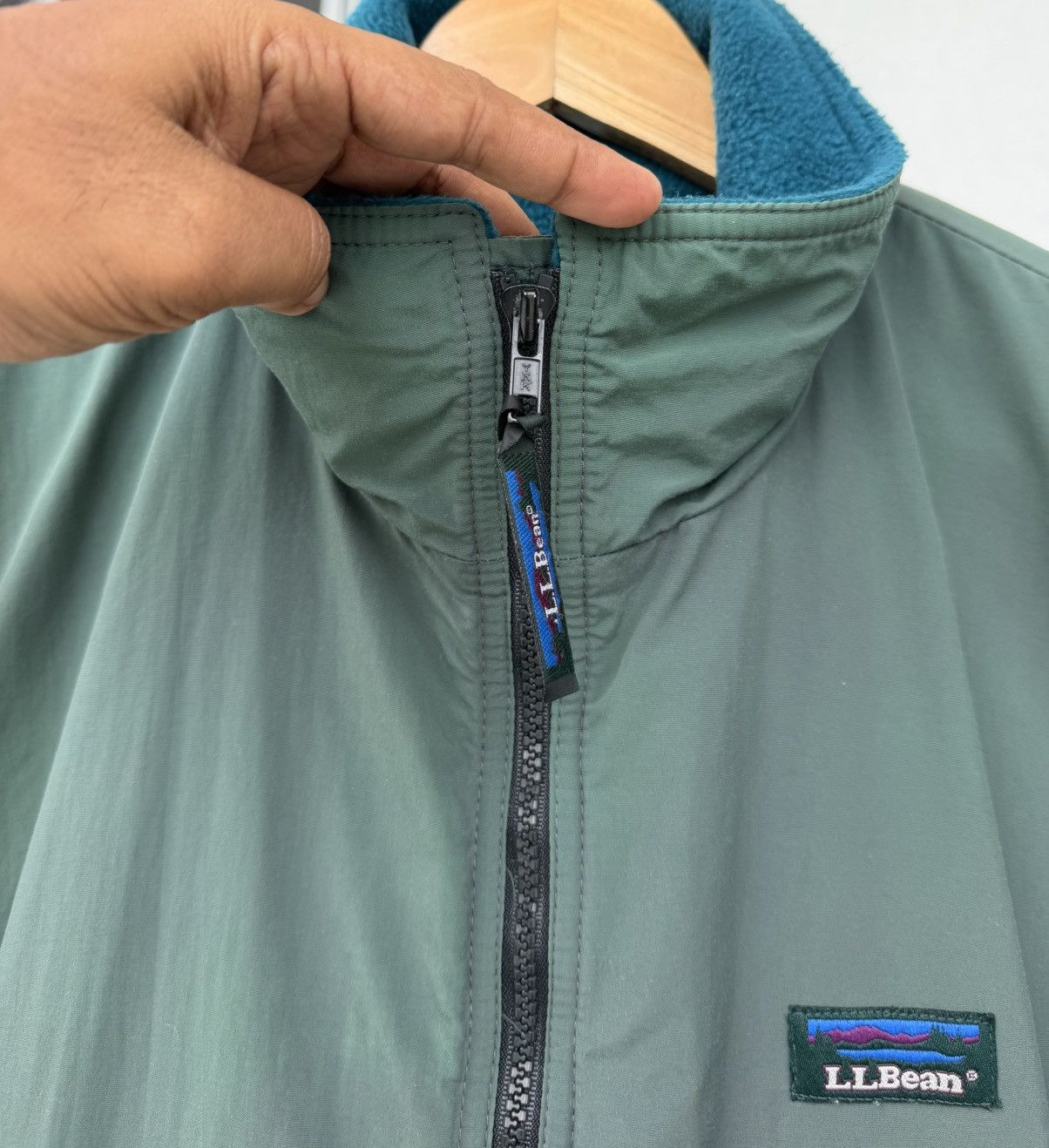 L.L. Bean Vintage L.L.Bean Warm Up Jacket Green Fleece Lined Outdoor Size US M / EU 48-50 / 2 - 15 Thumbnail