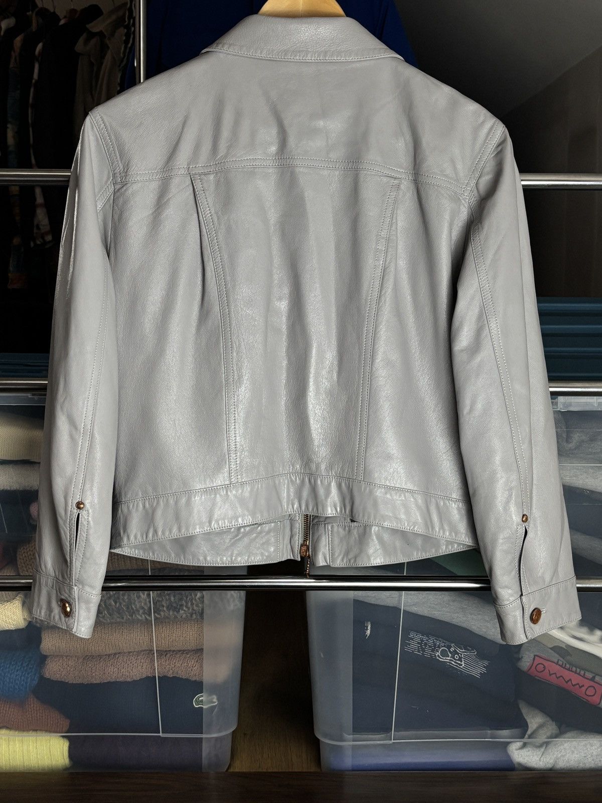 Alexander McQueen Alexander McQueen Goat Leather Jacket Size XL / US 12-14 / IT 48-50 - 3 Thumbnail