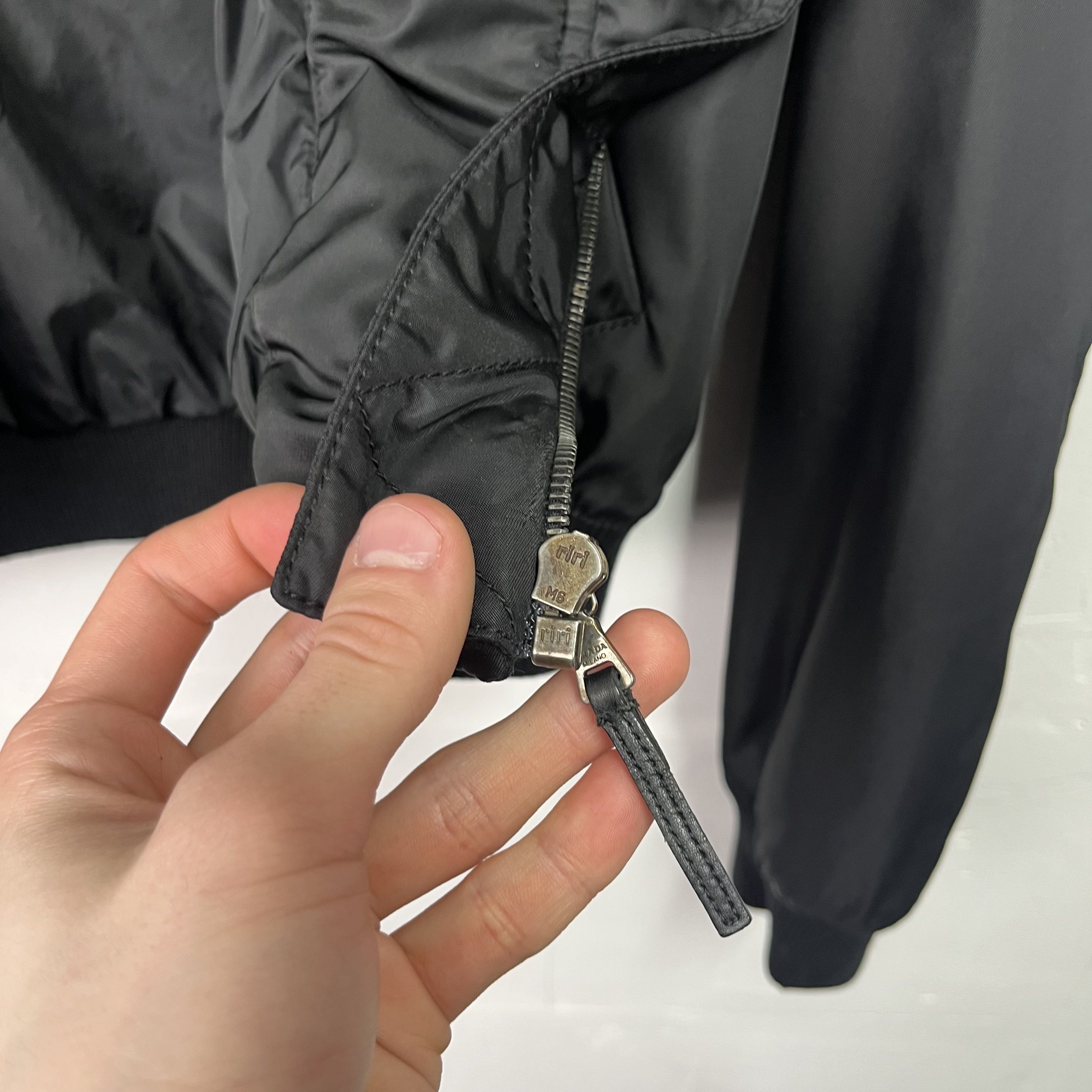 Prada Prada Milano Application Nylon Bomber jacket Size M / US 6-8 / IT 42-44 - 5 Thumbnail
