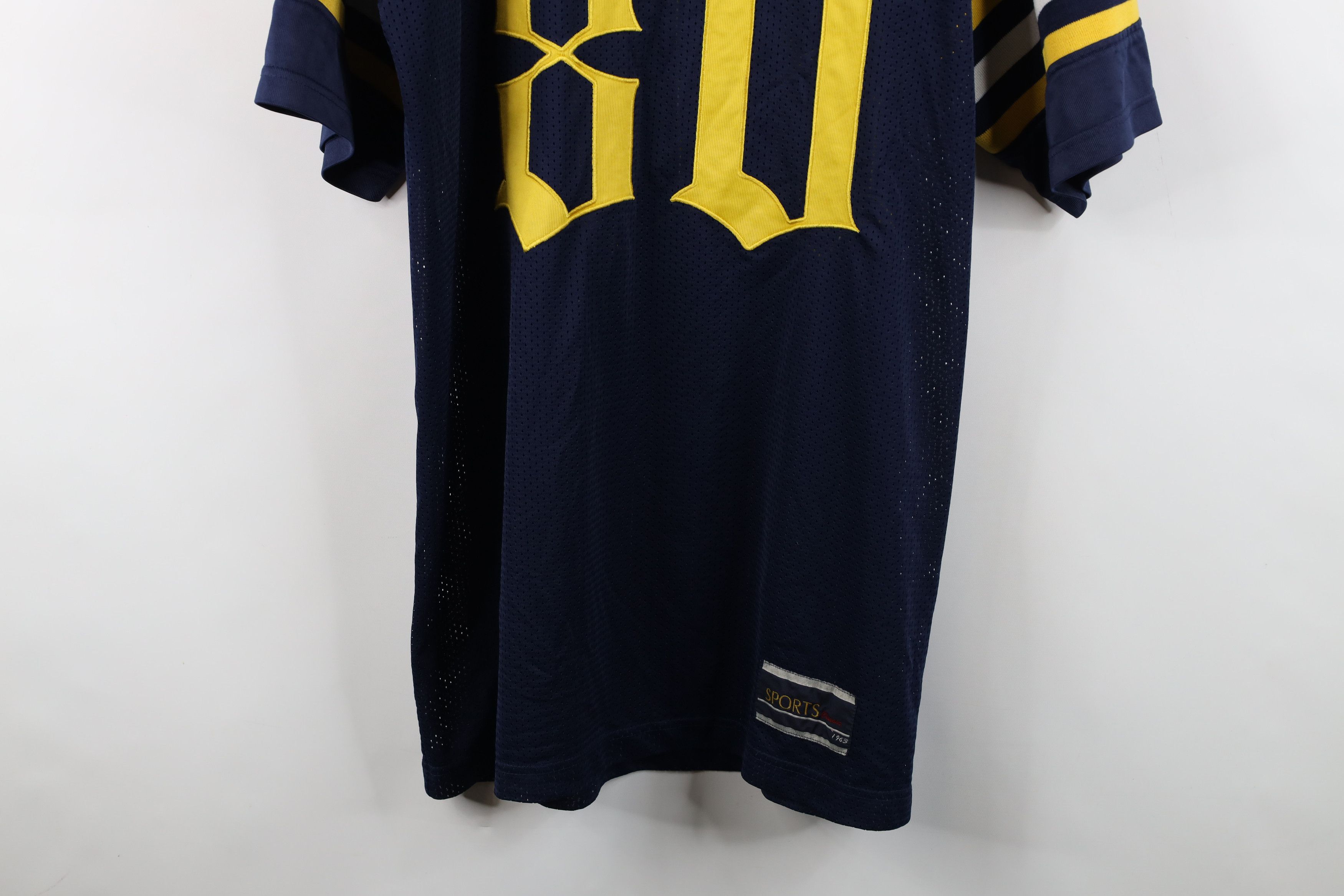 Vintage Vintage 90s Y2K Streetwear Striped Hip Hop Football Jersey Size US L / EU 52-54 / 3 - 3 Thumbnail