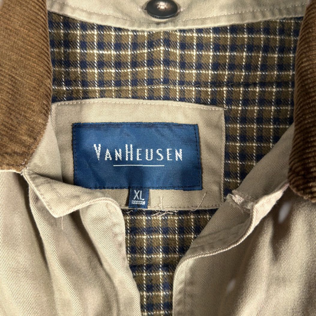 Van Heusen VINTAGE Van Heusen Coat Chore Coat Overcoat Canvas Brown XL Adult Size US XL / EU 56 / 4 - 4 Thumbnail