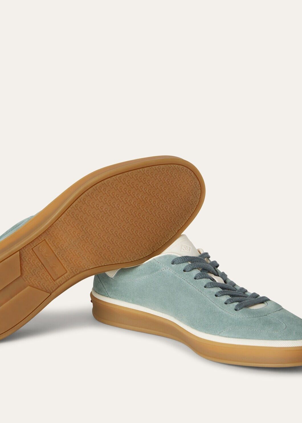 Loro Piana o1srvl11e0825 Tennis Walk Sneakers in Light Blue/White Size US 11 / EU 44 - 5 Thumbnail