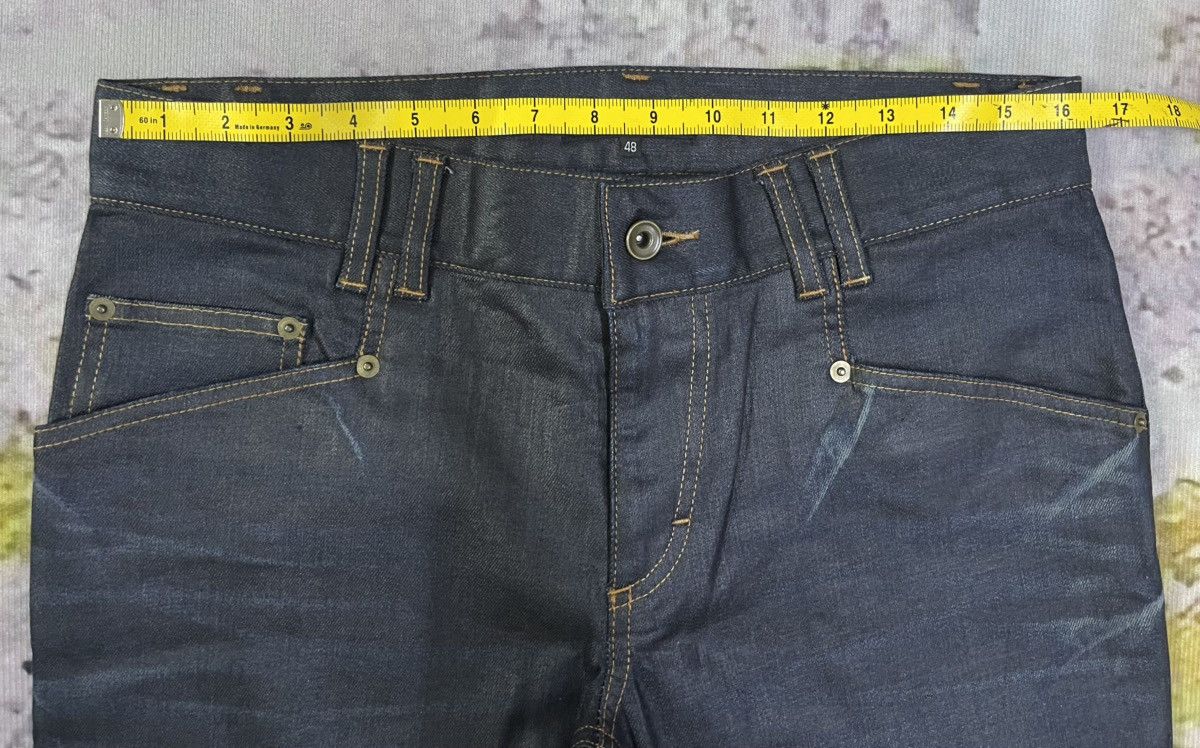 Japanese Brand × Michel Klein Flared Japan Jeans Distressed Michel Klein Size US 33 - 15 Thumbnail