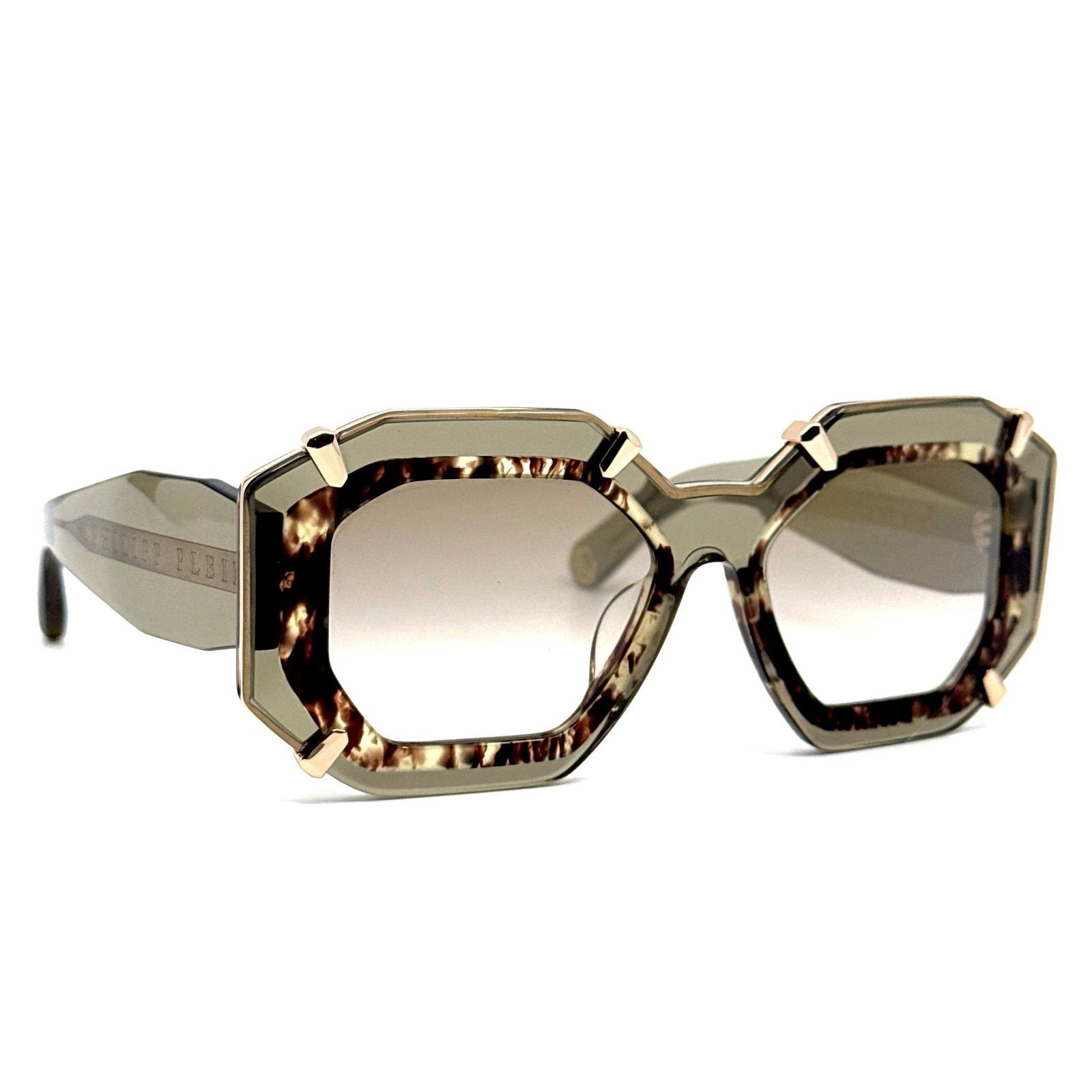 Philipp Plein New PHILIPP PLEIN Sunglasses Plein Supreme Star SPP098V G61G Size ONE SIZE - 1 Thumbnail