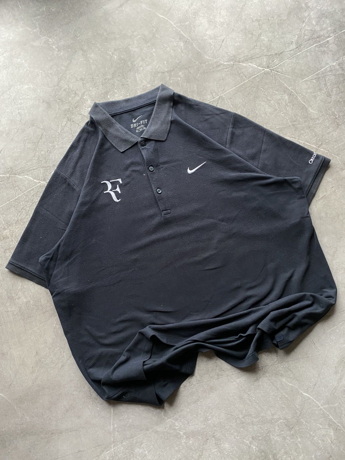 Nike Vintage 2010 Nike RF Roger Federer Dri-Fit Polo Tennis Size US XXL / EU 58 / 5 - 1 Thumbnail