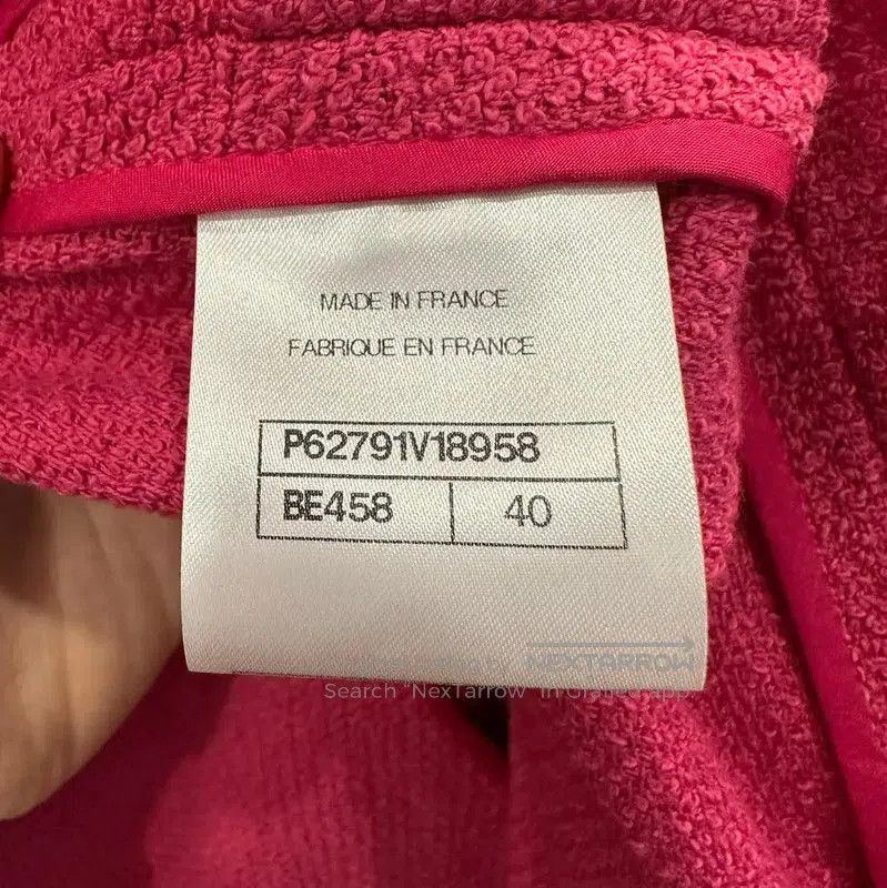 Chanel Chanel Pink Cotton Midi Coat for Women . Size L / US 10 / IT 46 - 5 Thumbnail