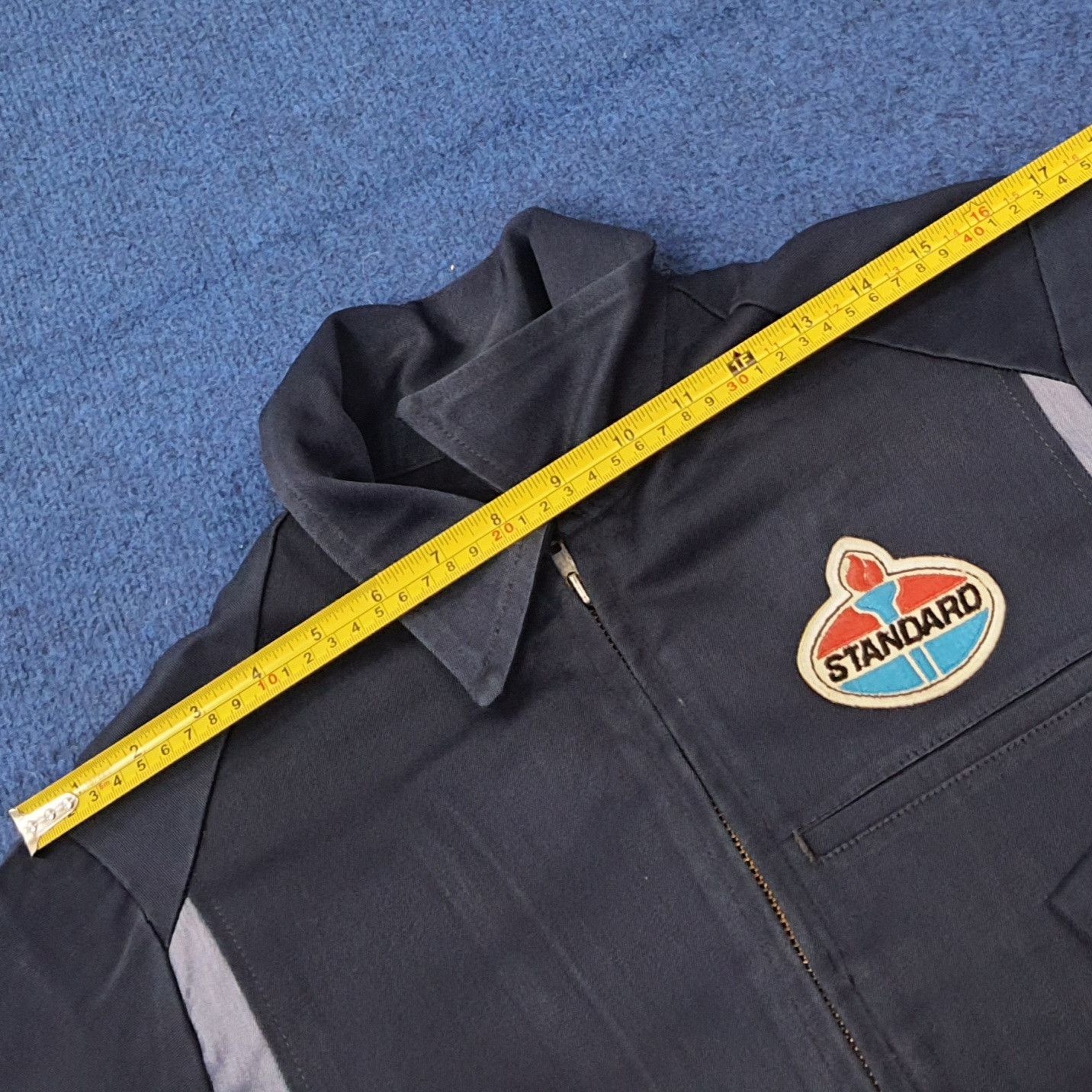 Vintage Standard Oil 70s American Oil Brand Workwear Jacket C263N19 Size US M / EU 48-50 / 2 - 6 Thumbnail