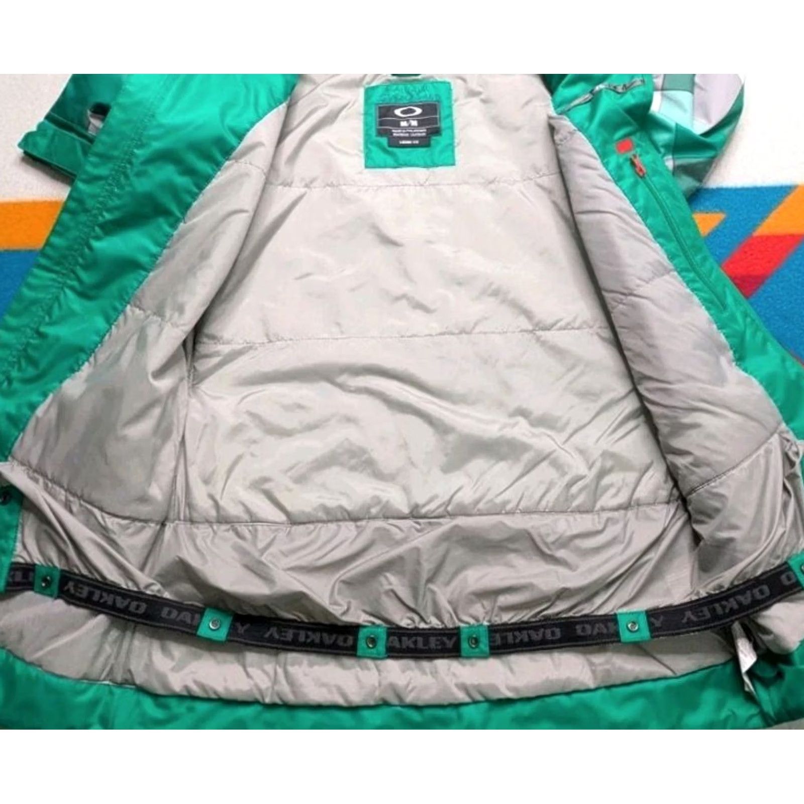 Oakley Oakley Ski Jacket Hooded Insulated Full Zip Plaid Green Women's Medium Size M / US 6-8 / IT 42-44 - 4 Thumbnail