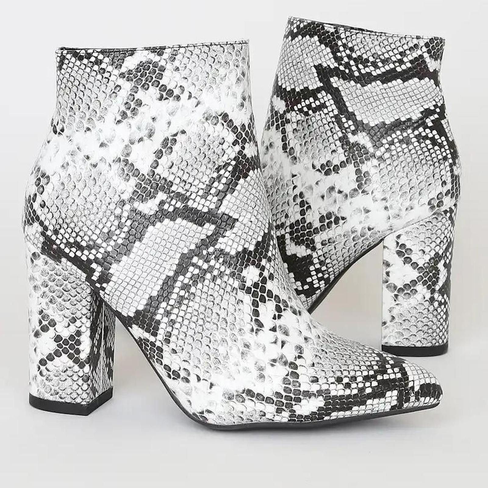 Other Snakeskin pointed toe ankle boots brand new!. Size US 7 / IT 37 - 6 Thumbnail