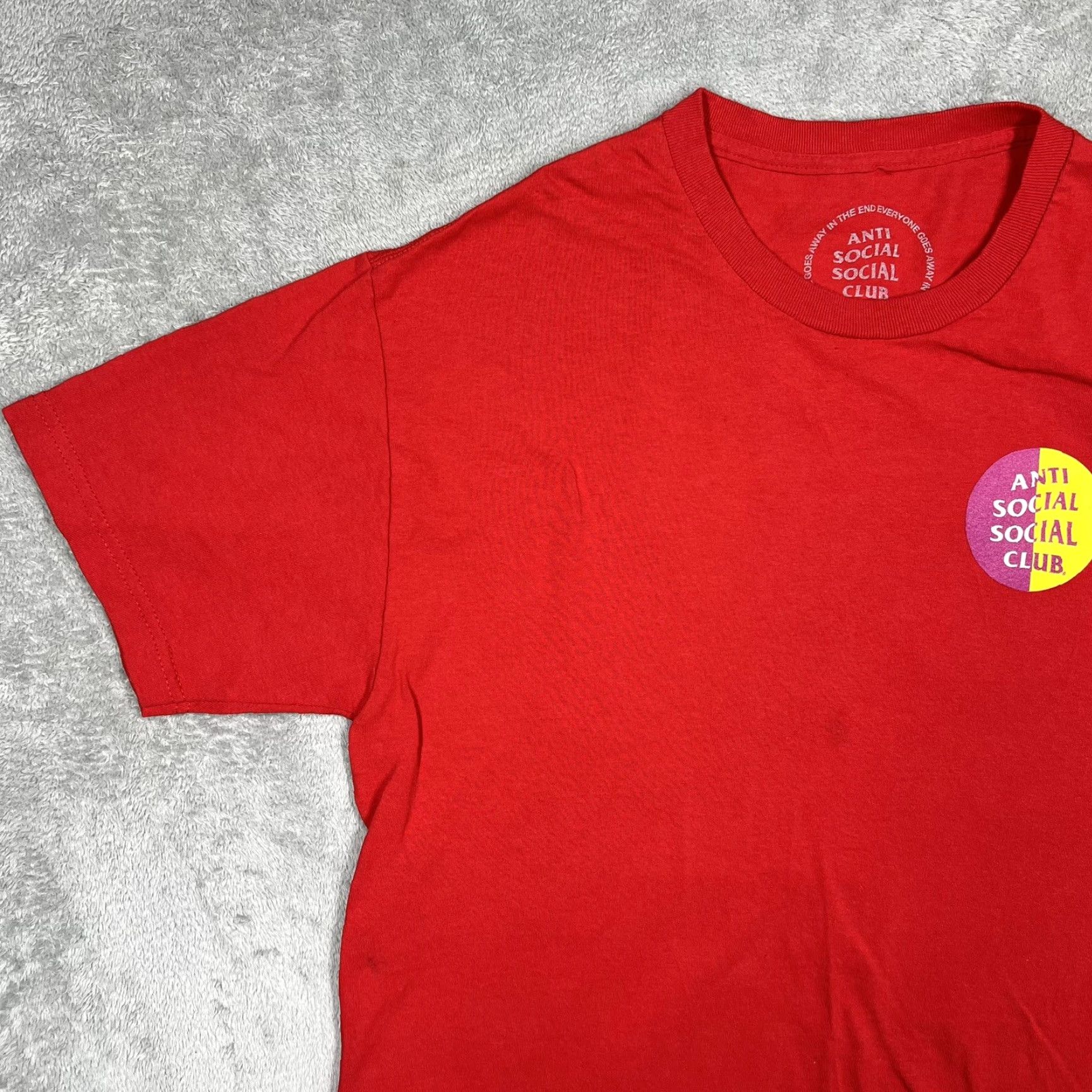 Anti Social Social Club Anti Social Social Club Men’s Size Large T-Shirt Red "Hypocrite" NWOT Size US L / EU 52-54 / 3 - 3 Thumbnail