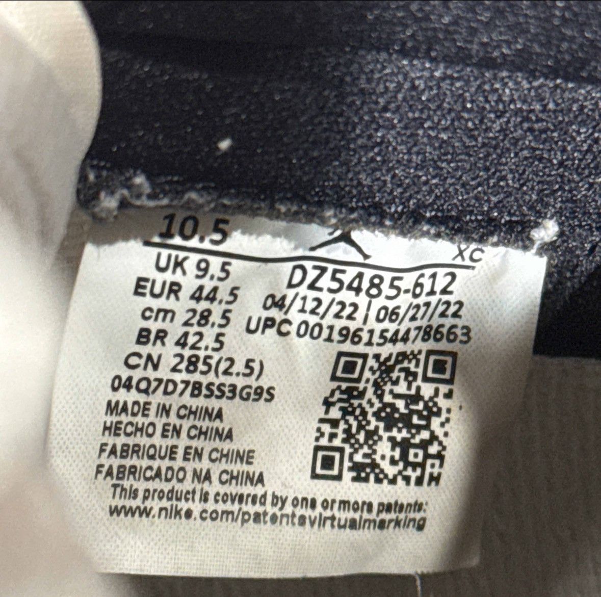 Jordan Brand Jordan 1 Retro High OG Chicago Lost & Found Size US 10.5 / EU 43-44 - 7 Thumbnail