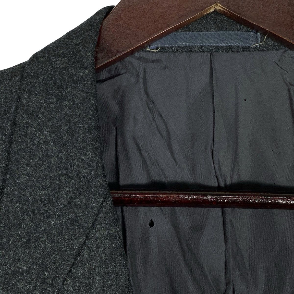 Comme des Garcons Homme Vintage COMME des GARÇONS HOMME Wool Blazer Jacket Size 46R - 9 Thumbnail