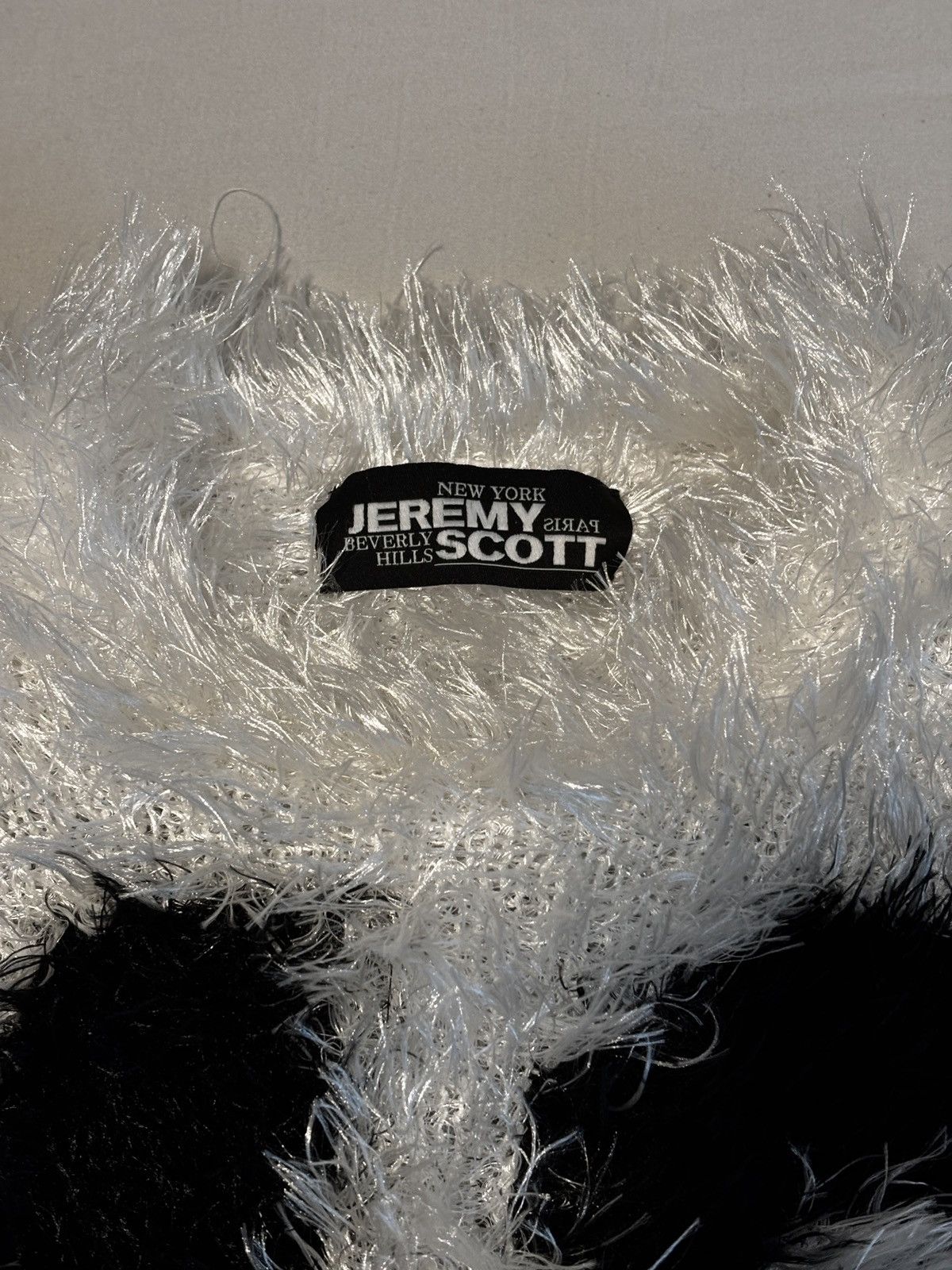 Jeremy Scott Jeremy Scott Fuzzy Knit Sweater Size S / US 4 / IT 40 - 2 Thumbnail