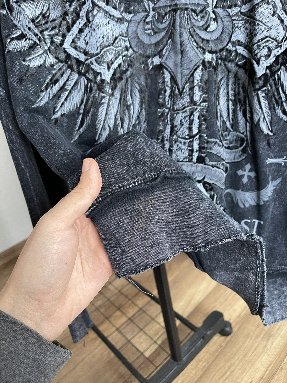 Affliction Affliction Live Fast Vintage Hoodie Pullover Y2K Logo Size US M / EU 48-50 / 2 - 14 Thumbnail
