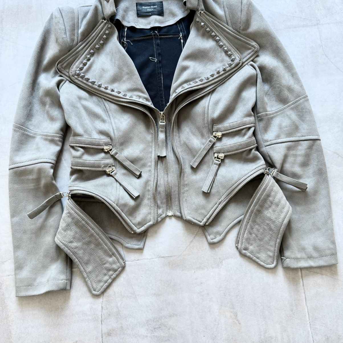 Hysteric Glamour × Undercover 00s Military Zipper Jacket Japan Napoleon Rick Owens Vibe Size S / US 4 / IT 40 - 6 Thumbnail