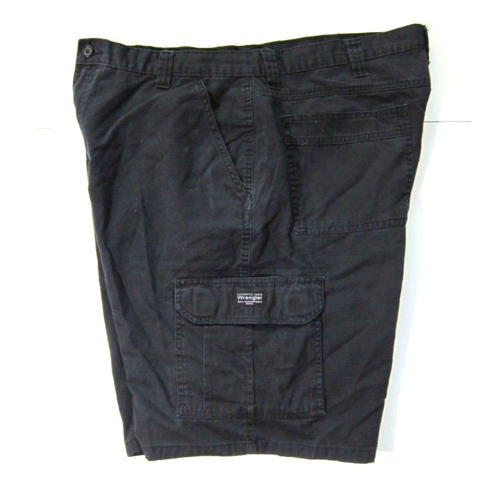 Wrangler Wrangler Cargo Short Men 40 Black 100% Cotton Pocket Authentic Issue Size US 40 / EU 56 - 3 Thumbnail