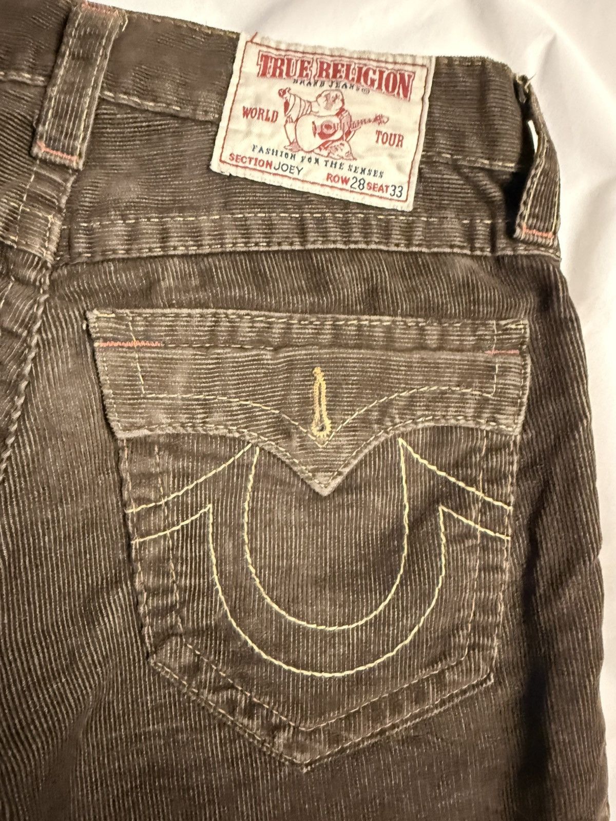 io着用　usa製true religion denim 28×33 brown Brown True Religion Jeans | Grailed